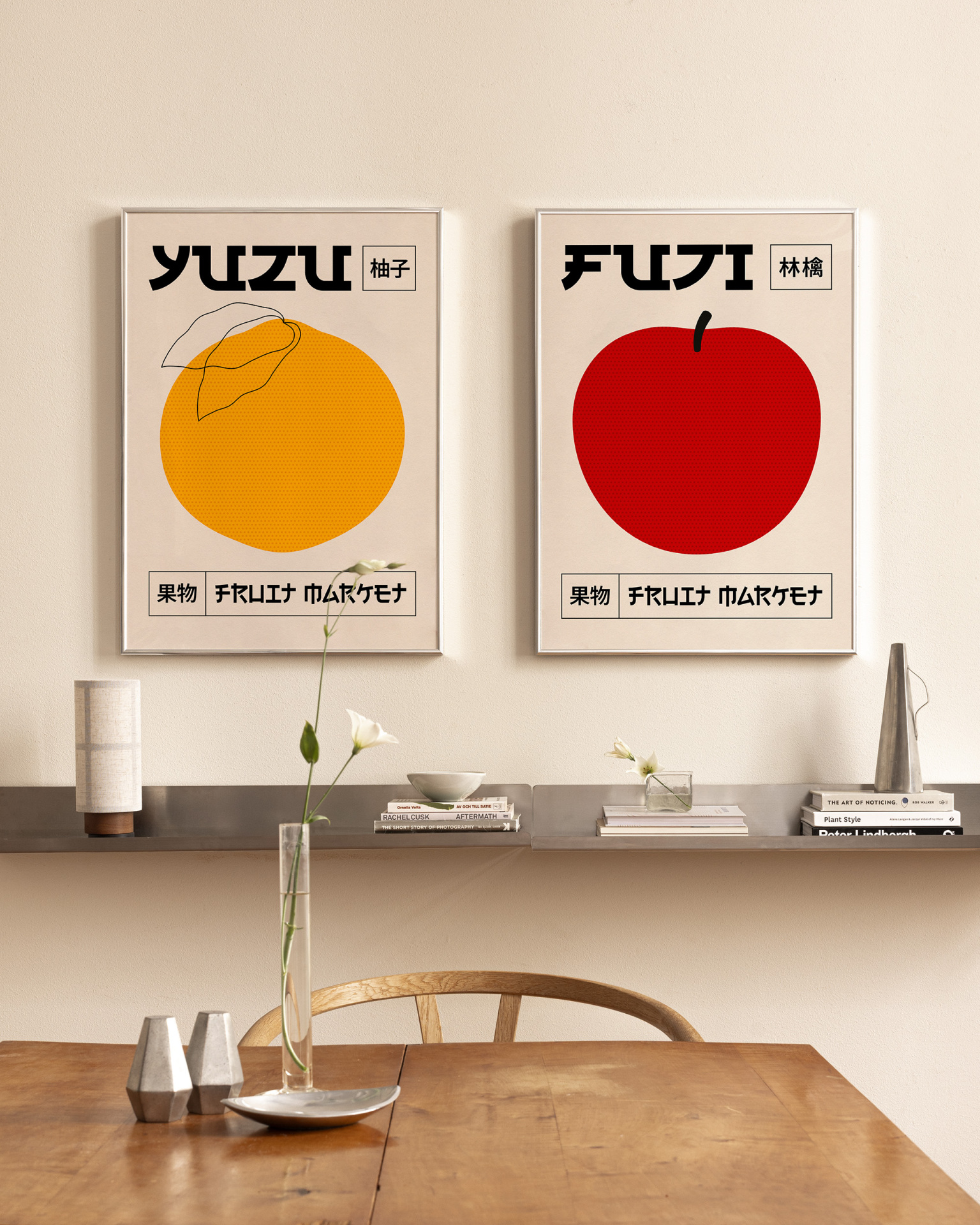  تابلو دکوراتیو دو تکه ( تریپتیک Triptych ) کد 74 