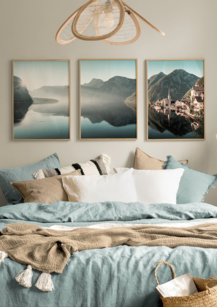 تابلو دکوراتیو سه تکه ( تریپتیک Triptych ) کد 146