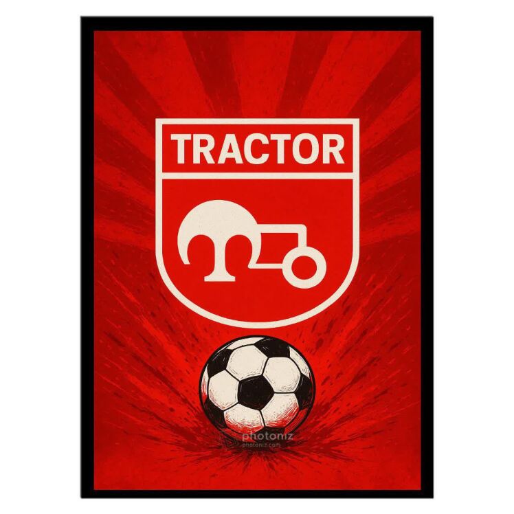 تابلو عکس فوتبالی تراکتور کد 2710