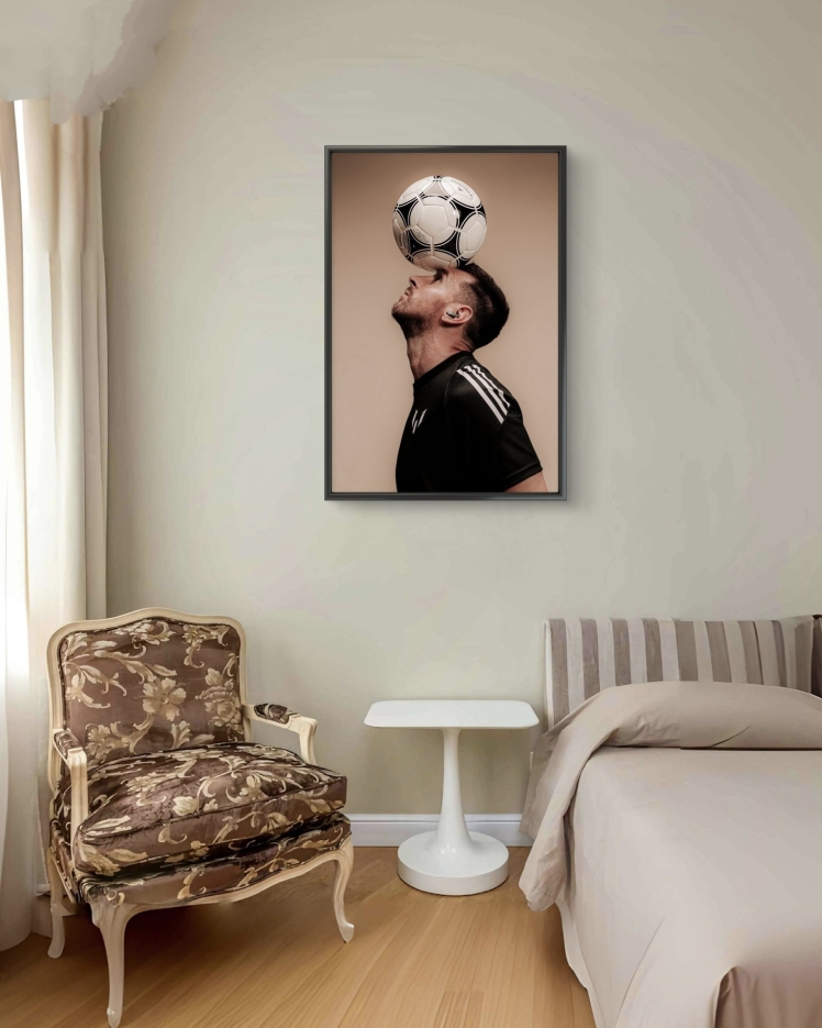 تابلو عکس فوتبالی مسی کد 2839