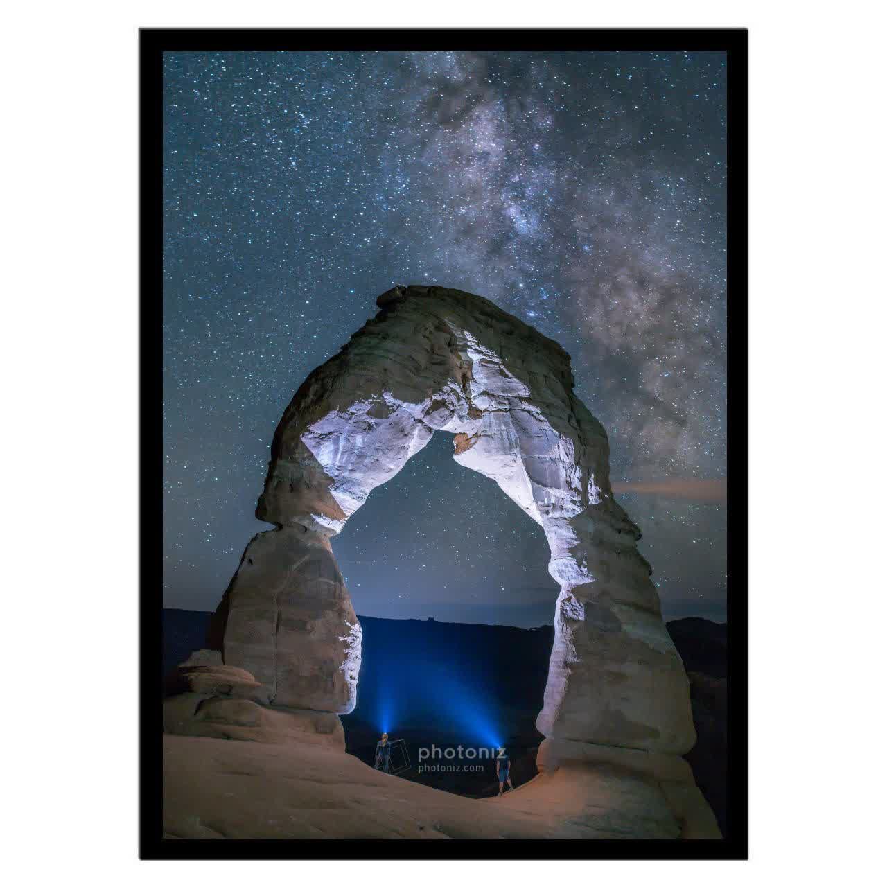  تابلو عکس ستاره و ماه کد 2605 