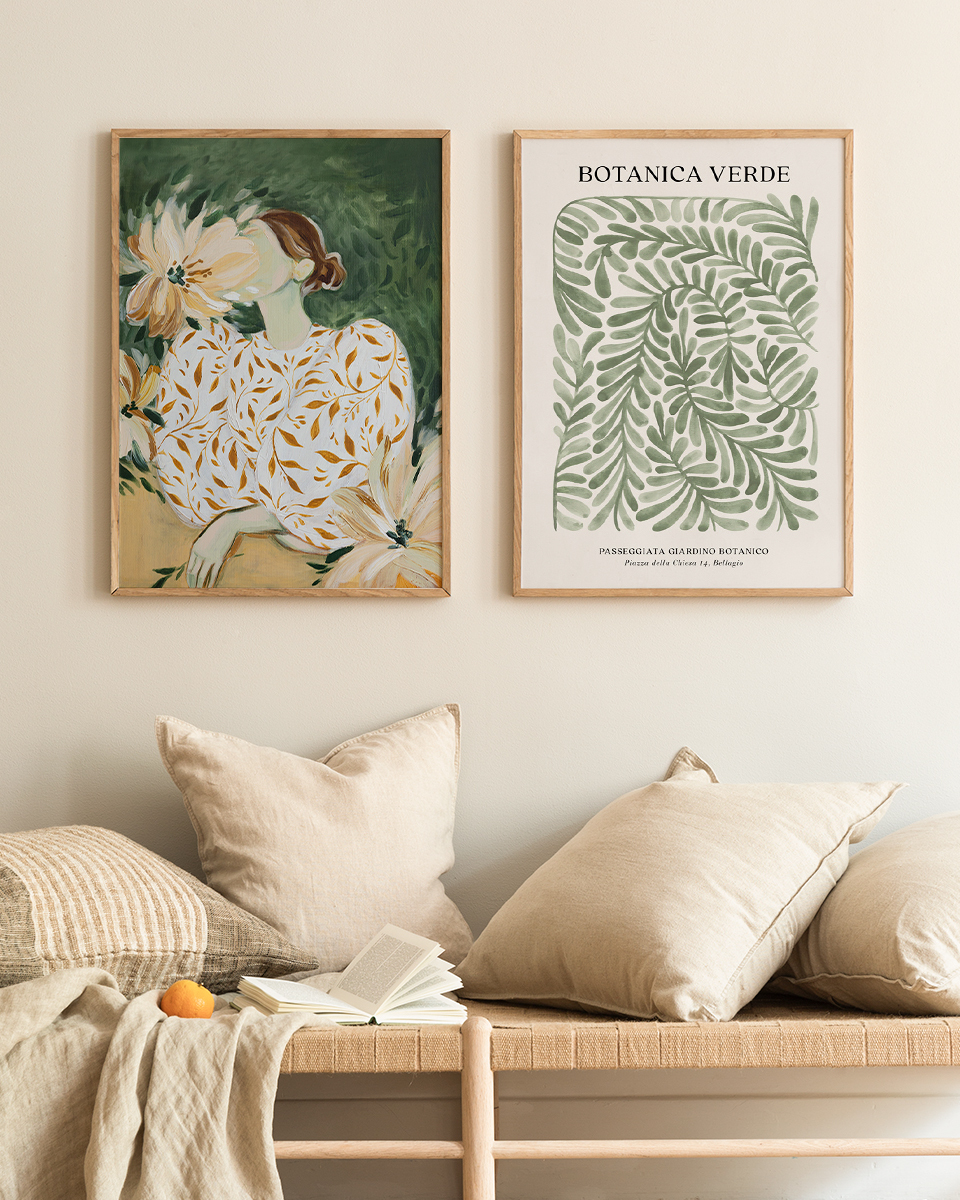  تابلو دکوراتیو دو تکه ( تریپتیک Triptych ) کد 91 