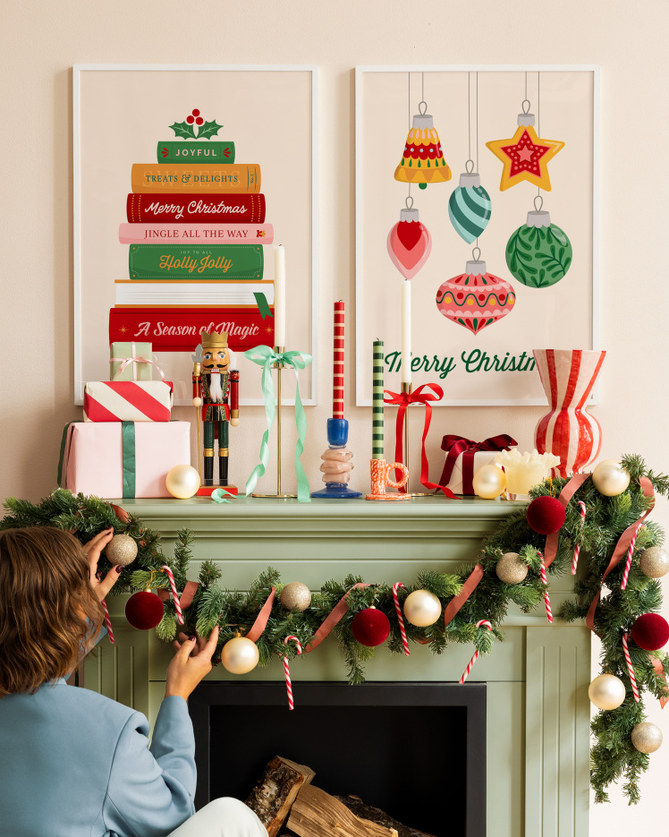 تابلو دکوراتیو دو تکه ( تریپتیک Triptych ) کد 183