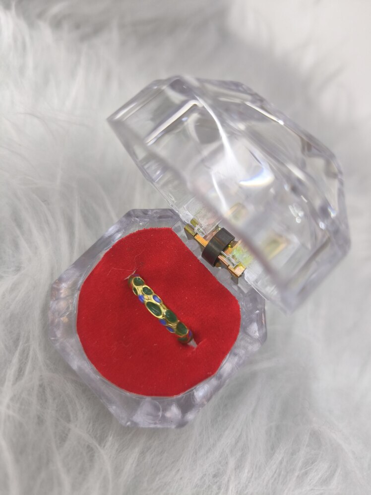 انگشتر میناکاری (فری سایز)