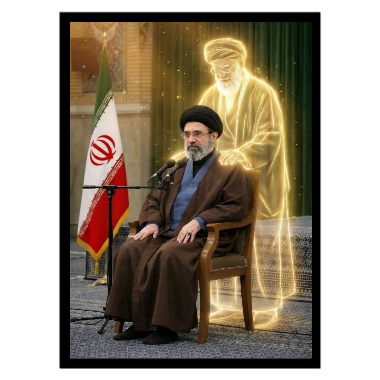  تابلو عکس مجتبی خامنه ای کد 3196 