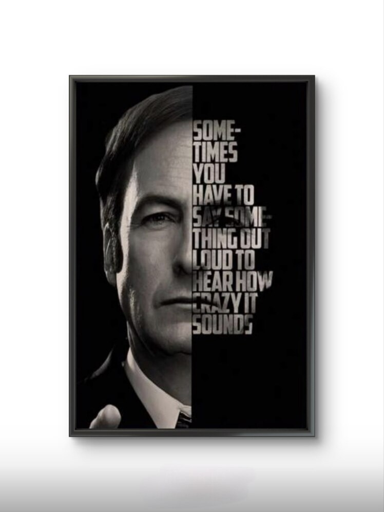 تابلو عکس فیلم و سریال ( بهتره با سال تماس بگیری - Better Call Saul ) کد 3306
