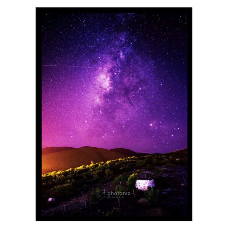 تابلو عکس ستاره و ماه کد 2593