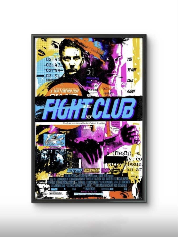 تابلو عکس فیلم و سریال ( باشگاه مبارزه - Fight Club ) کد 3235