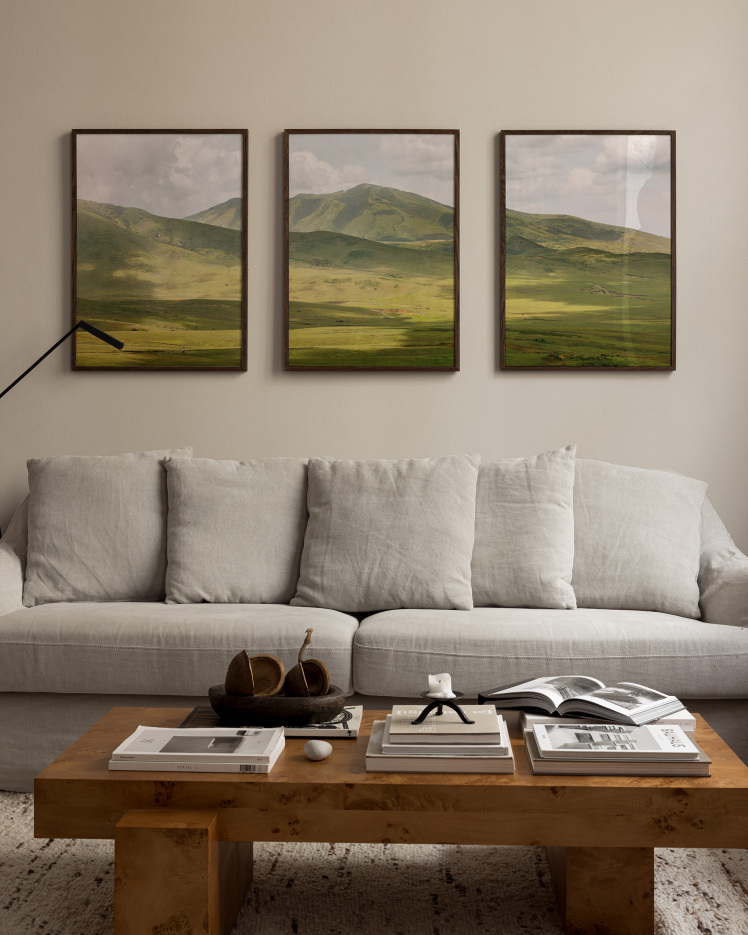 تابلو دکوراتیو سه تکه ( تریپتیک Triptych ) کد 108