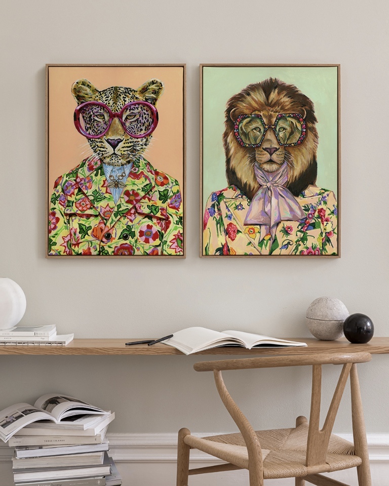 تابلو دکوراتیو دو تکه ( تریپتیک Triptych ) کد 1257