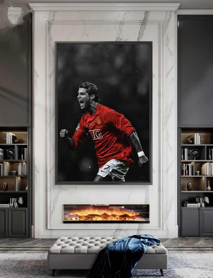 تابلو عکس فوتبالی رونالدو کد 2867