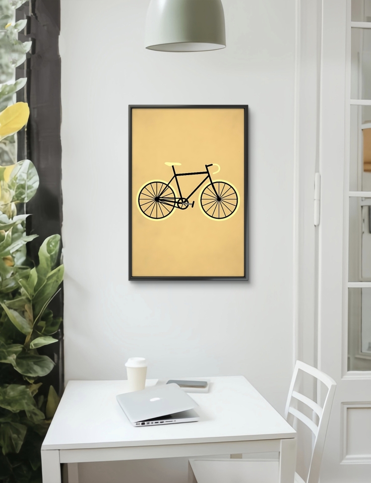 تابلو عکس دوچرخه مدرن کد 2862