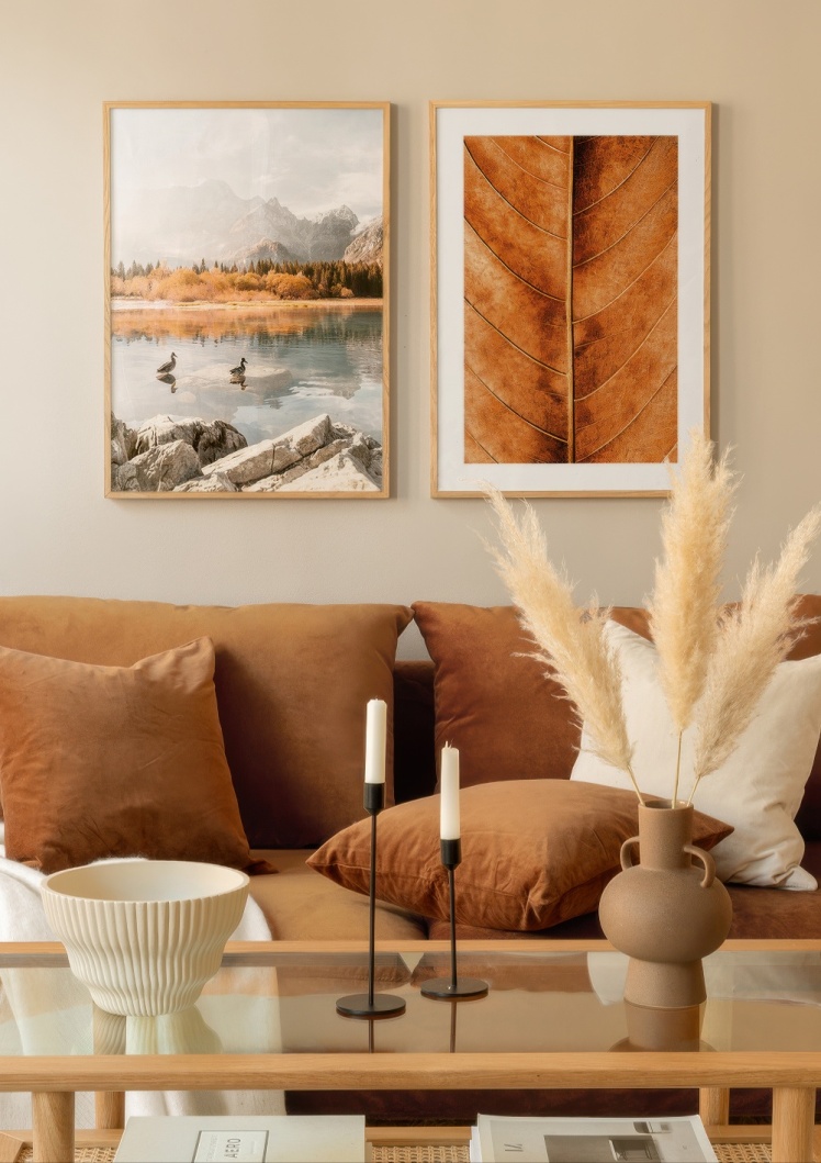 تابلو دکوراتیو دو تکه ( تریپتیک Triptych ) کد 154