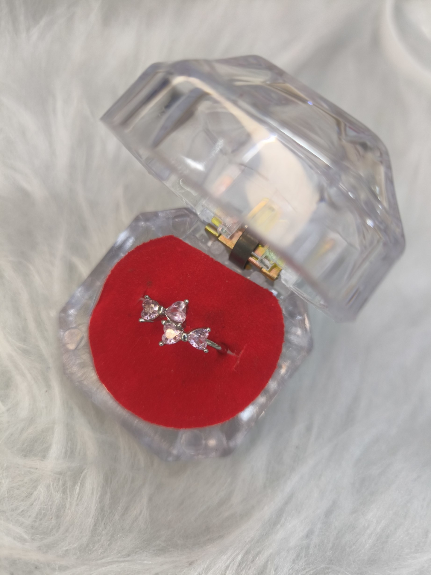  انگشتر جواهری زنانه (فری سایز) 