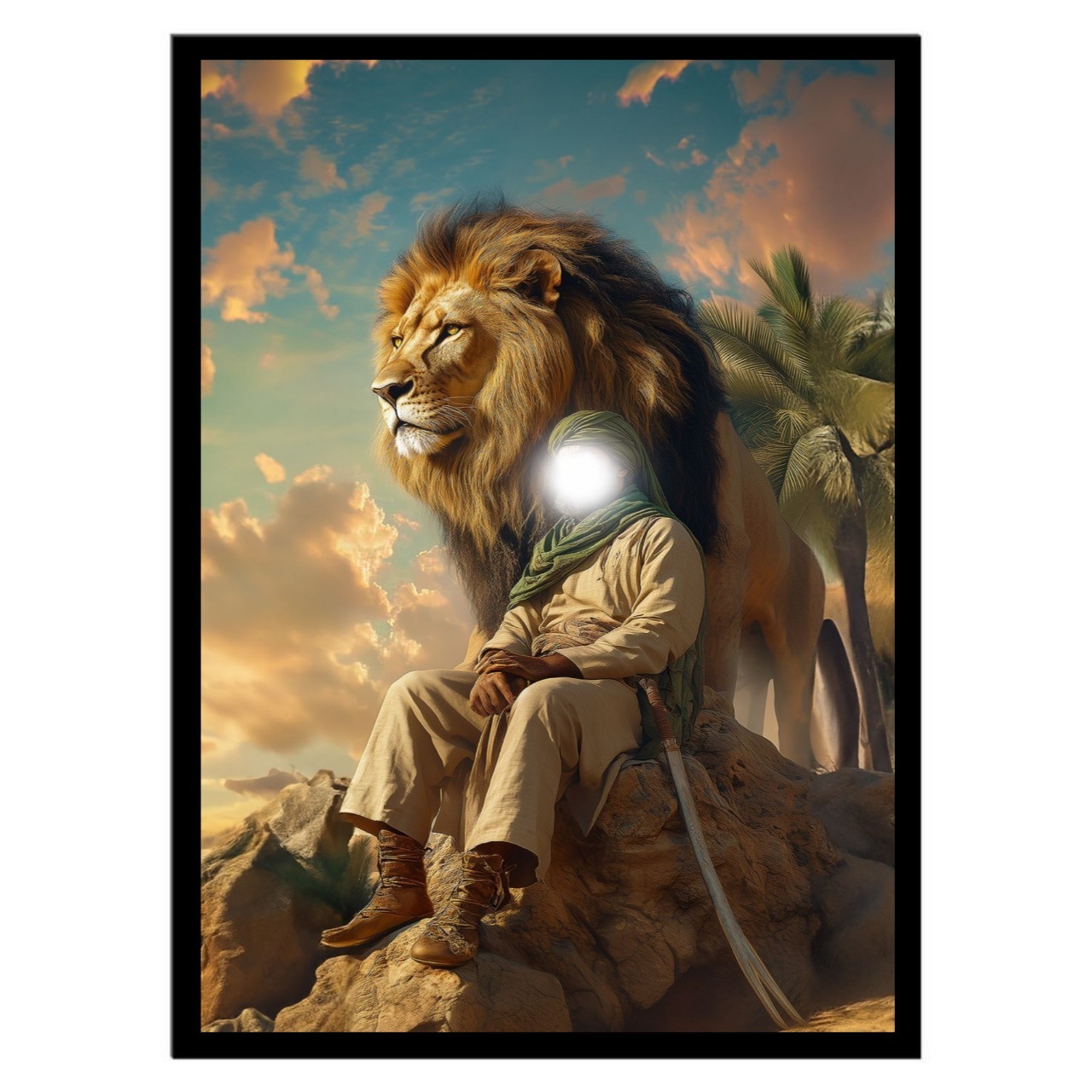 تابلو عکس مذهبی کد 2880