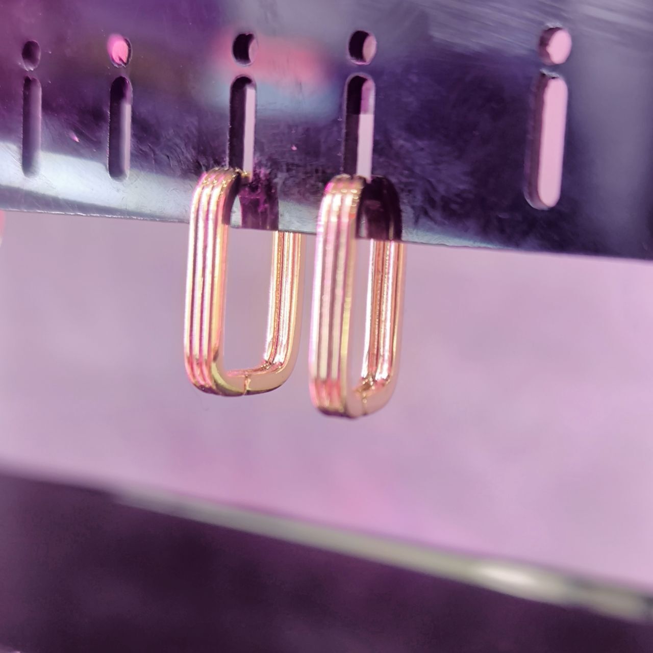  گوشواره استیل رنگ ثابت 