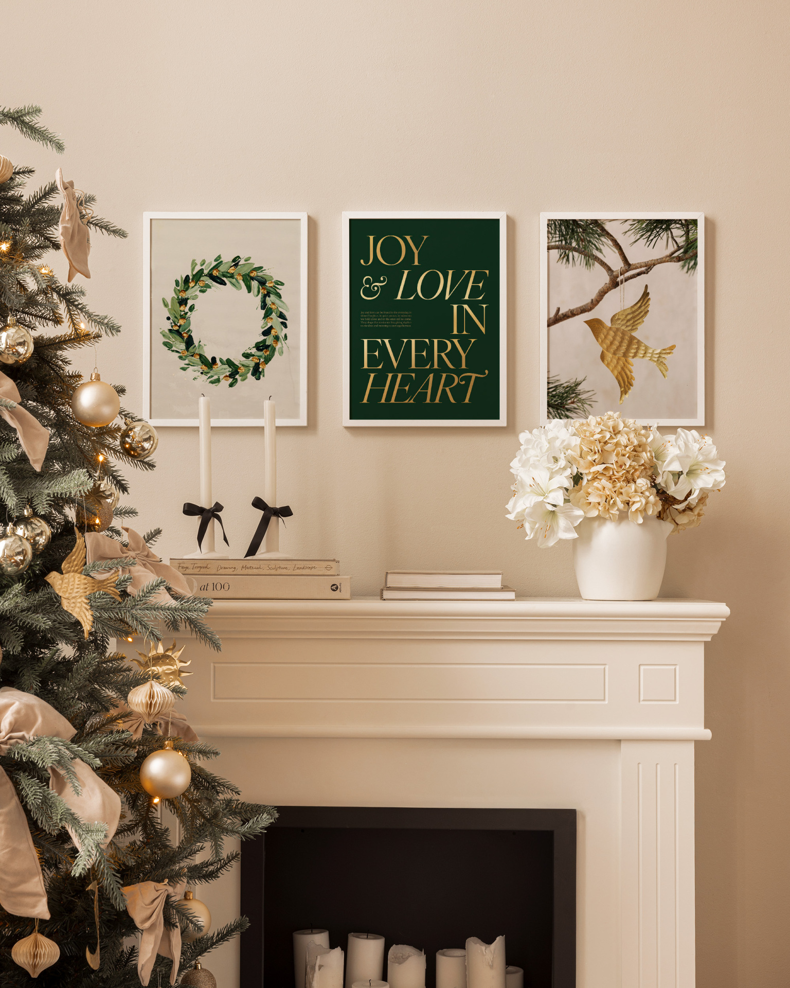  تابلو دکوراتیو سه تکه ( تریپتیک Triptych ) کد 1206 