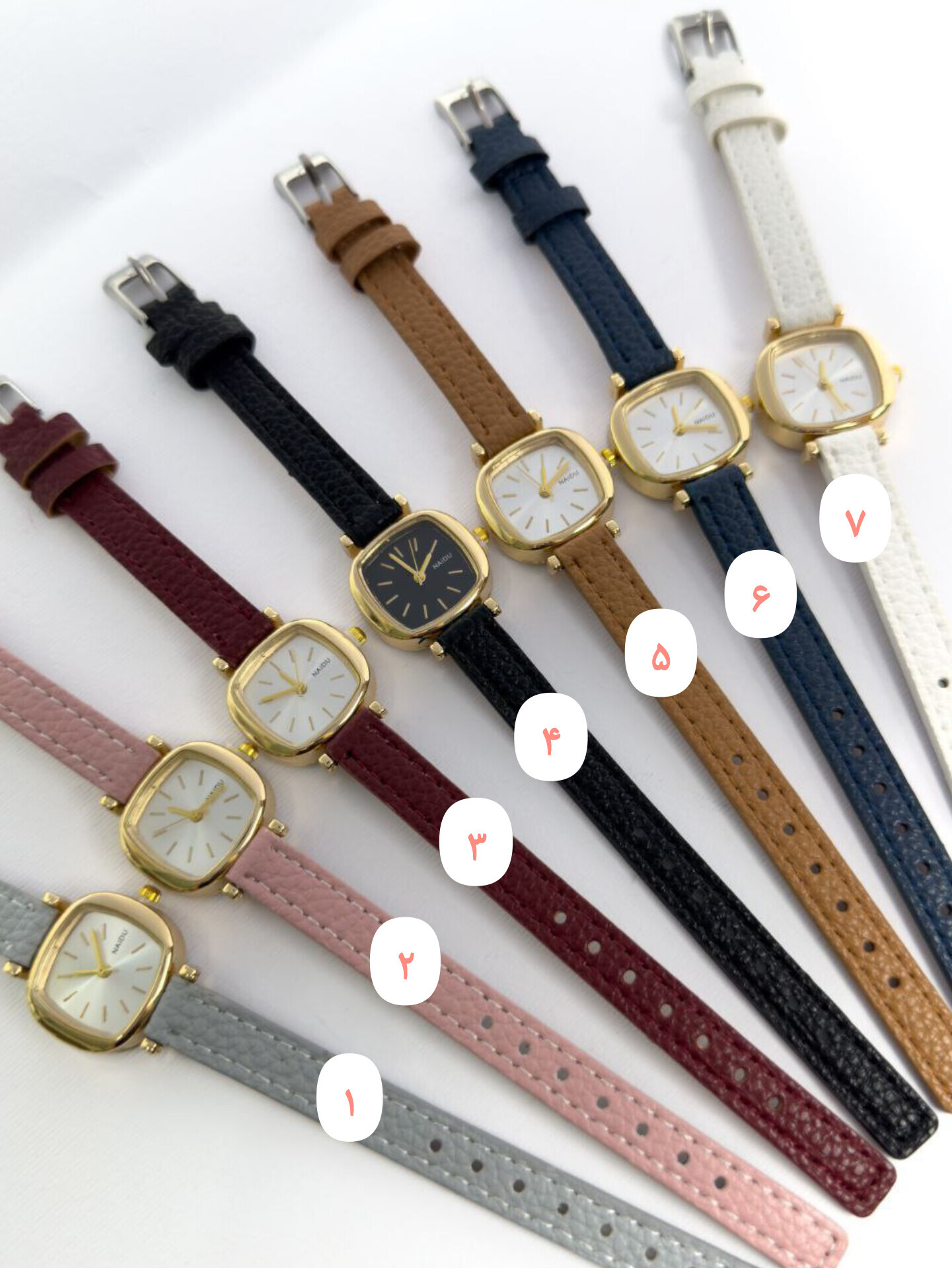  ساعت نایدو بند چرمی 