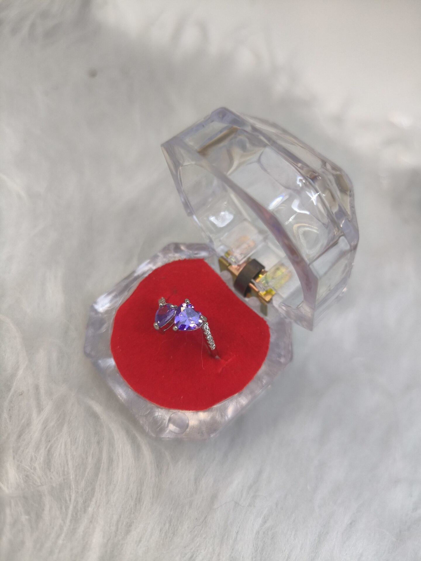  انگشتر جواهری زنانه (فری سایز) 