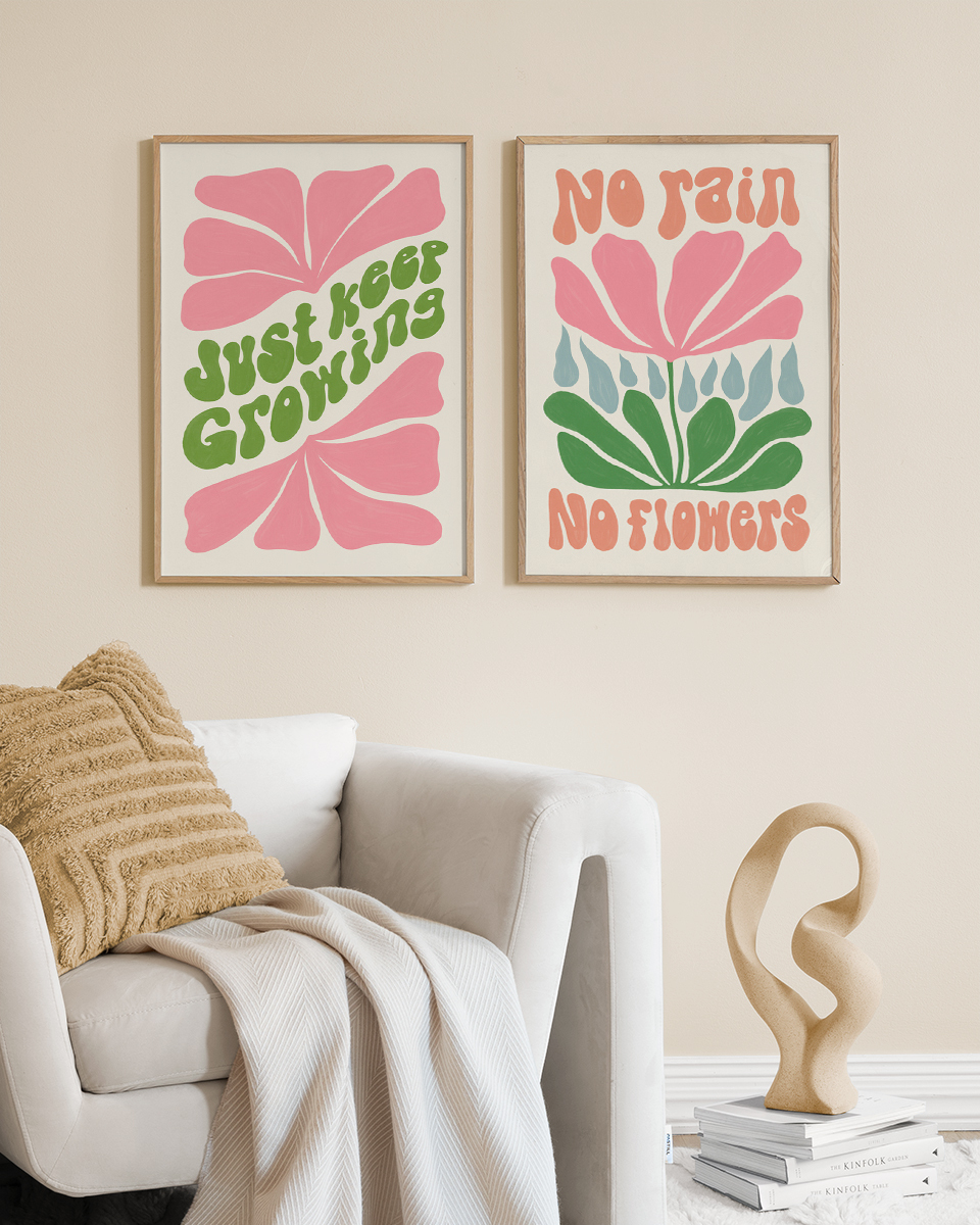  تابلو دکوراتیو دو تکه ( تریپتیک Triptych ) کد 90 