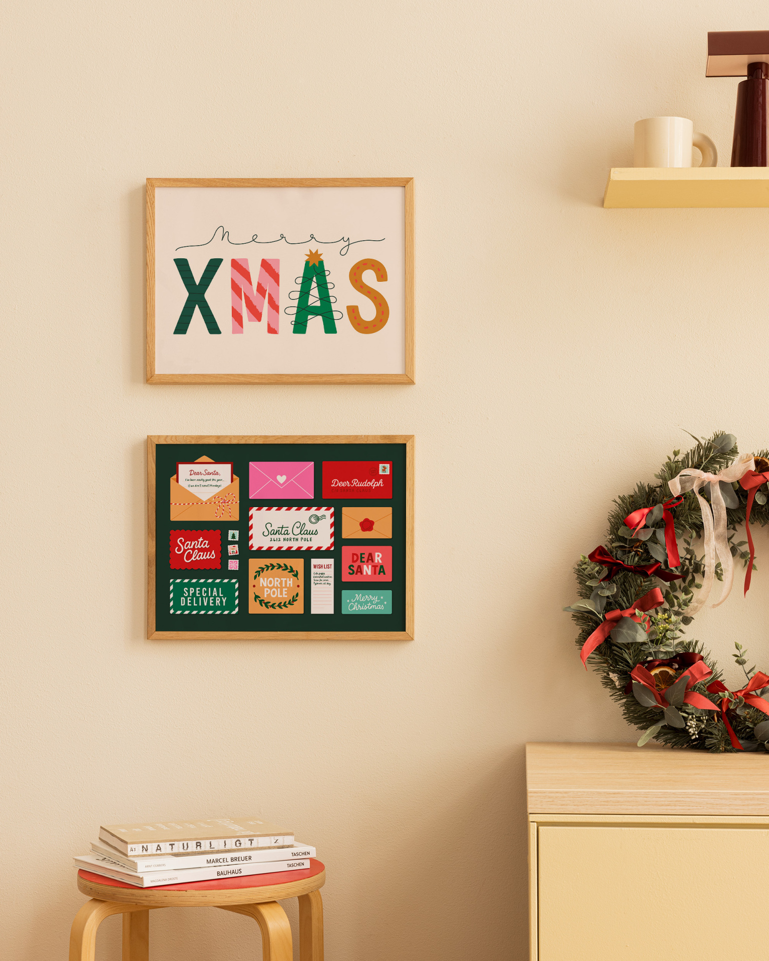 تابلو دکوراتیو دو تکه ( تریپتیک Triptych ) کد 168