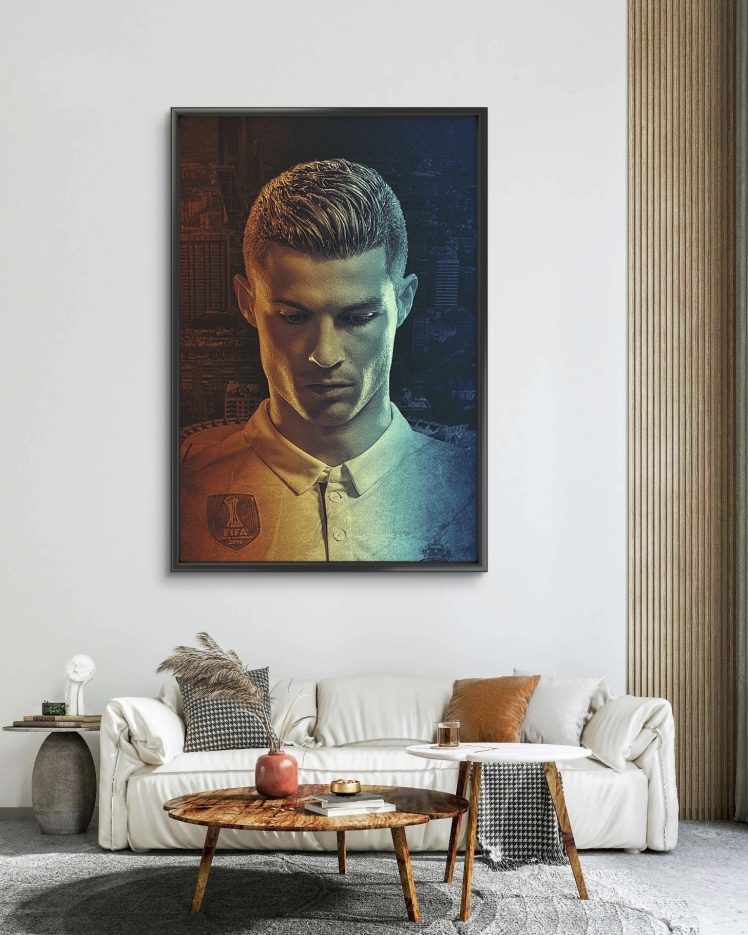تابلو عکس فوتبالی رونالدو کد 2843