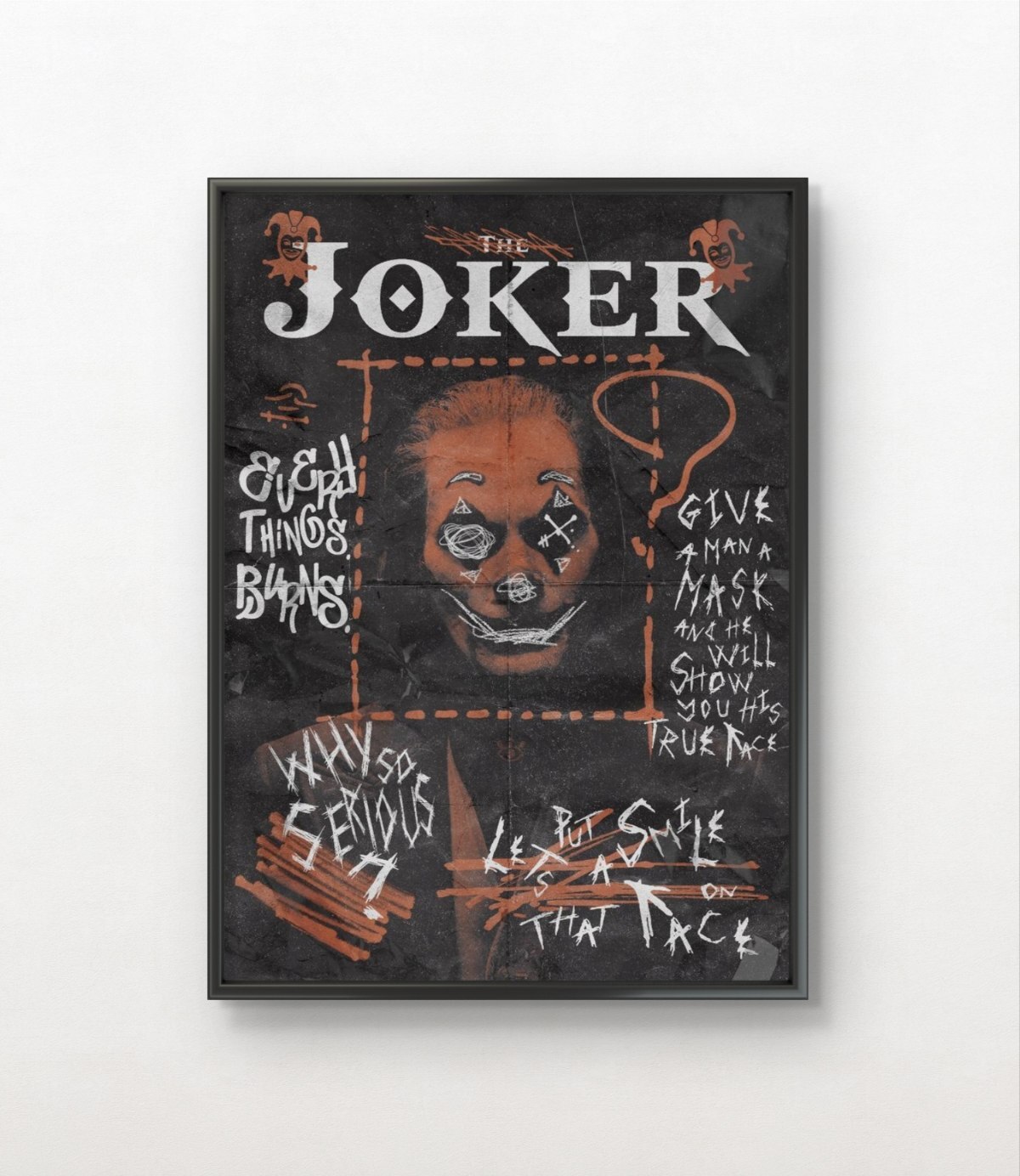 تابلو عکس فیلم و سریال ( جوکر - Joker ) کد 3198