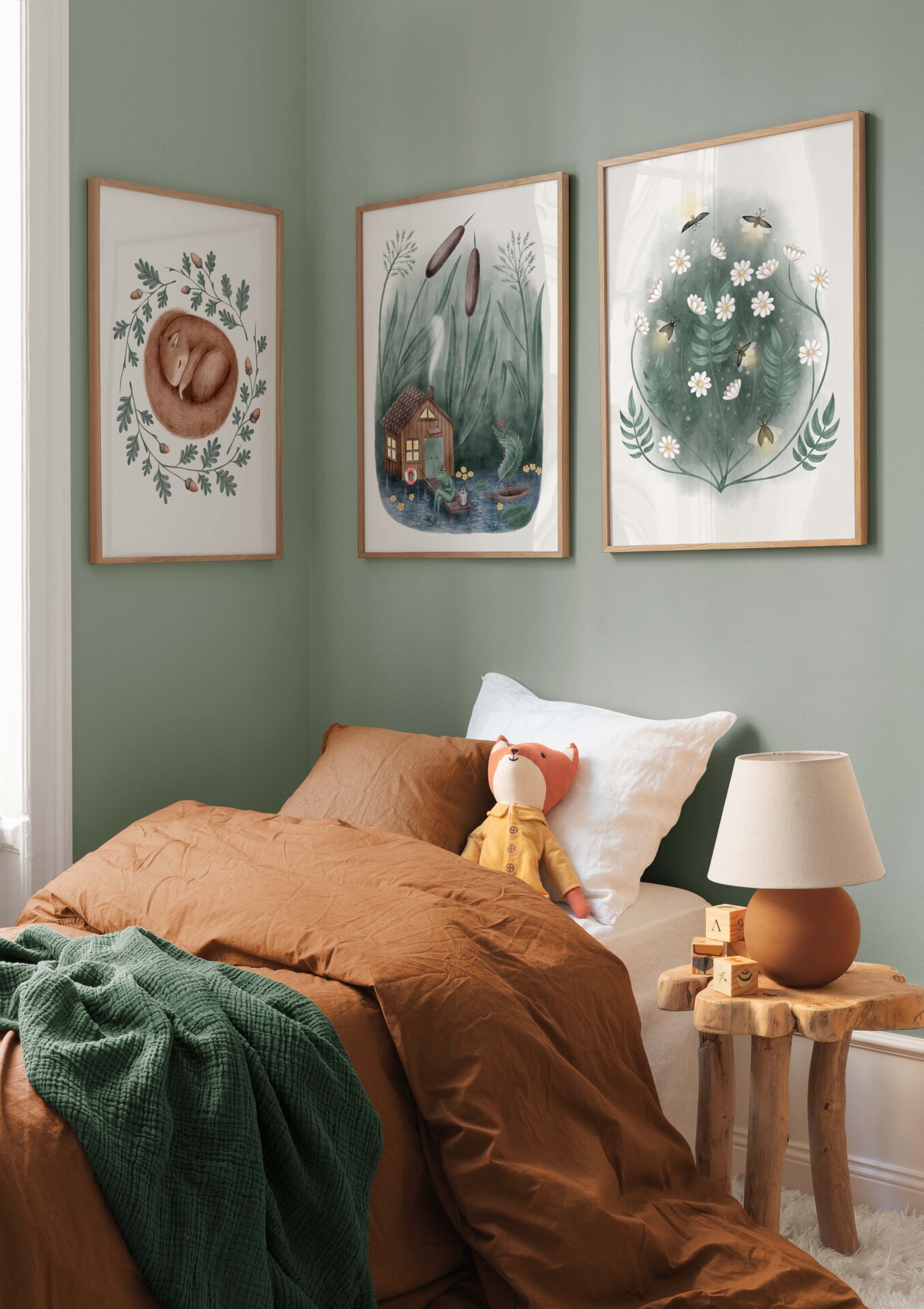 تابلو دکوراتیو سه تکه ( تریپتیک Triptych ) کد 1227