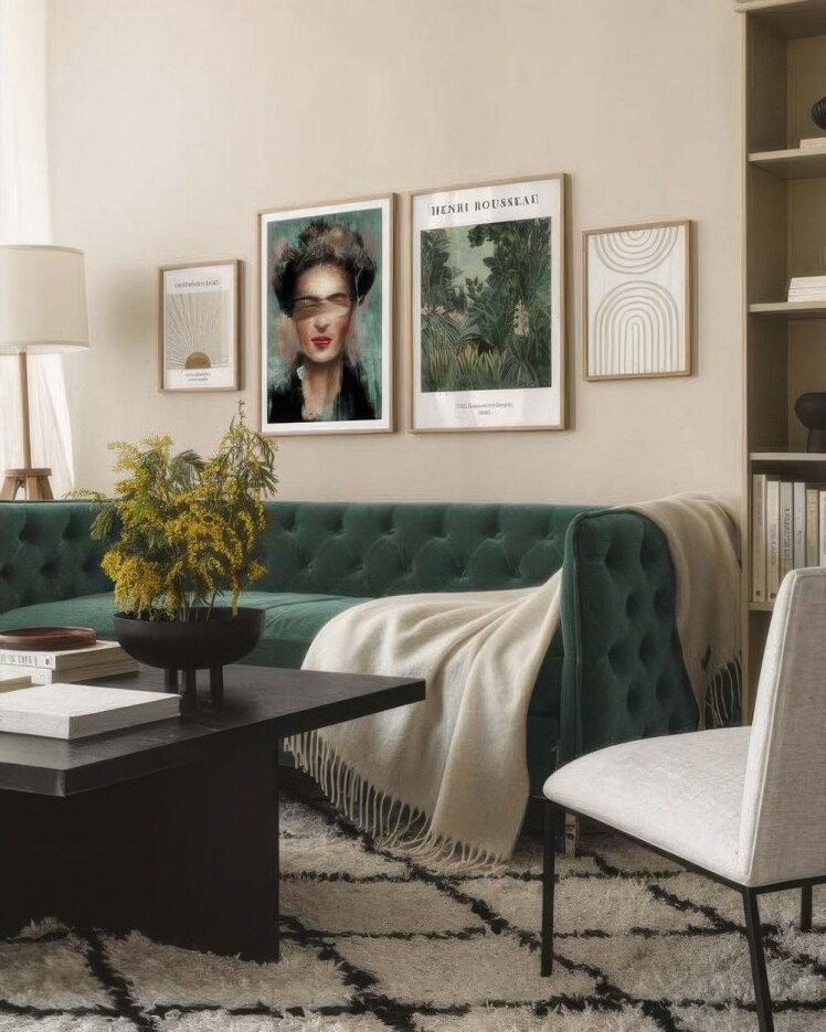 تابلو دیوار گالری کد 1008