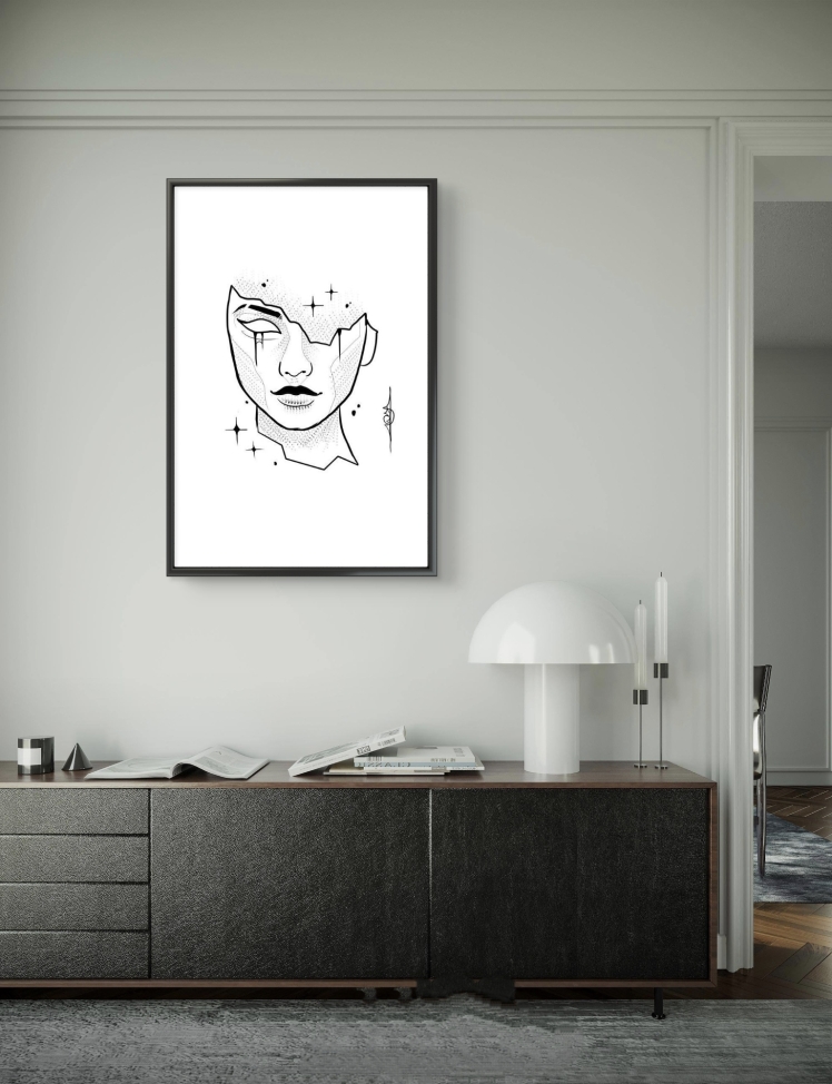 تابلو عکس مینیمال کد 2922