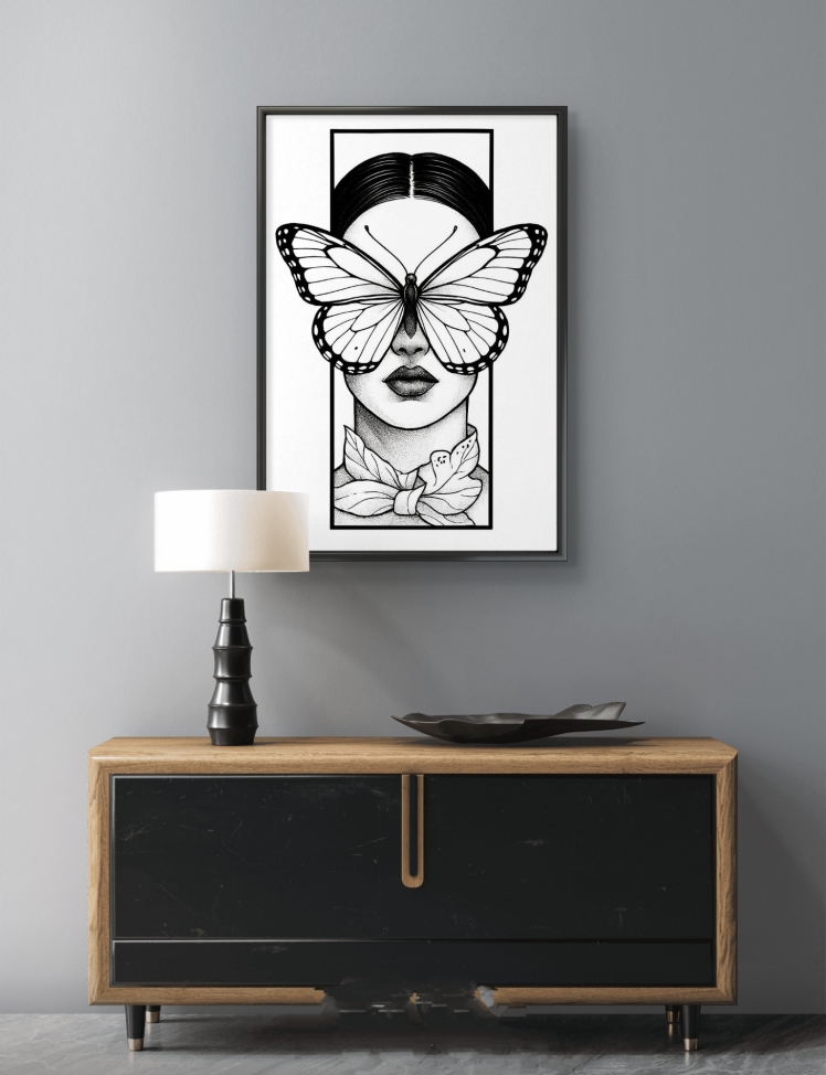 تابلو عکس مینیمال کد 2912