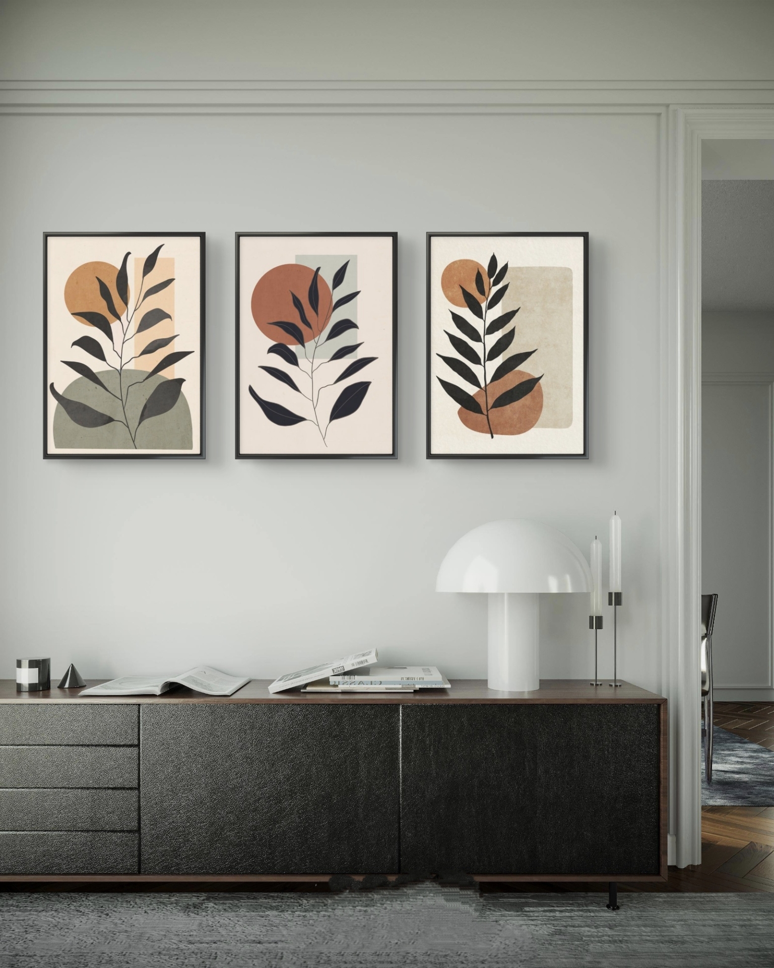  تابلو دکوراتیو سه تکه ( تریپتیک Triptych ) کد 36 