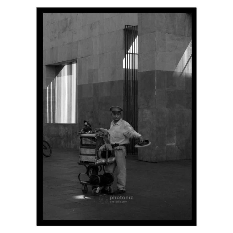 تابلو عکس سیاه و سفید کد 2633