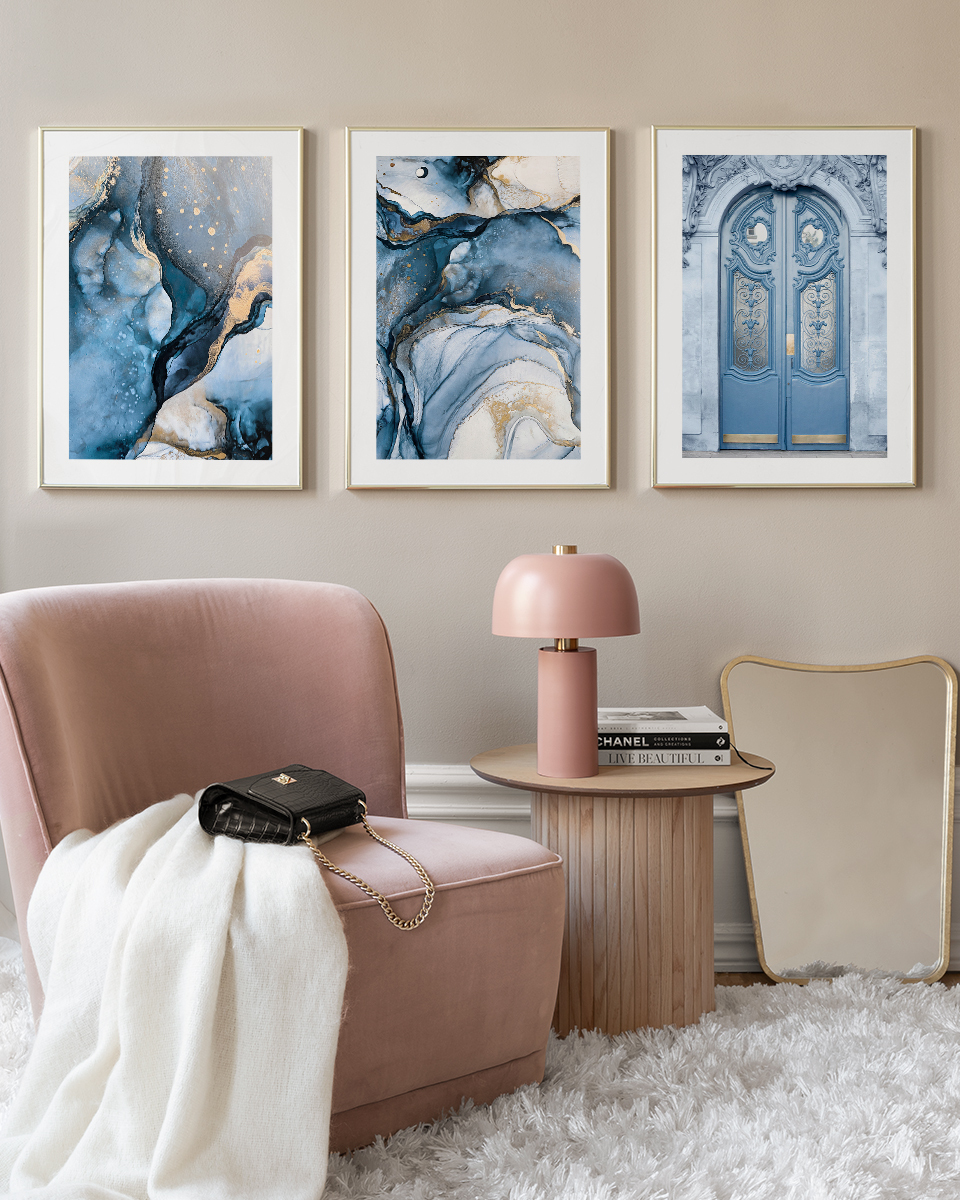  تابلو دکوراتیو سه تکه ( تریپتیک Triptych ) کد 128 