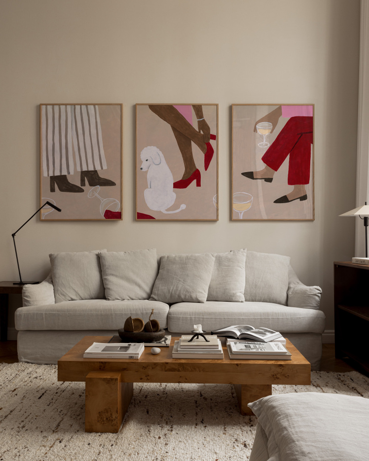 تابلو دکوراتیو سه تکه ( تریپتیک Triptych ) کد 118