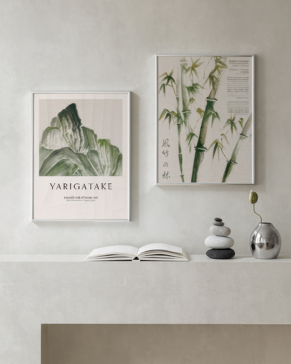  تابلو دکوراتیو دو تکه ( تریپتیک Triptych ) کد 62 