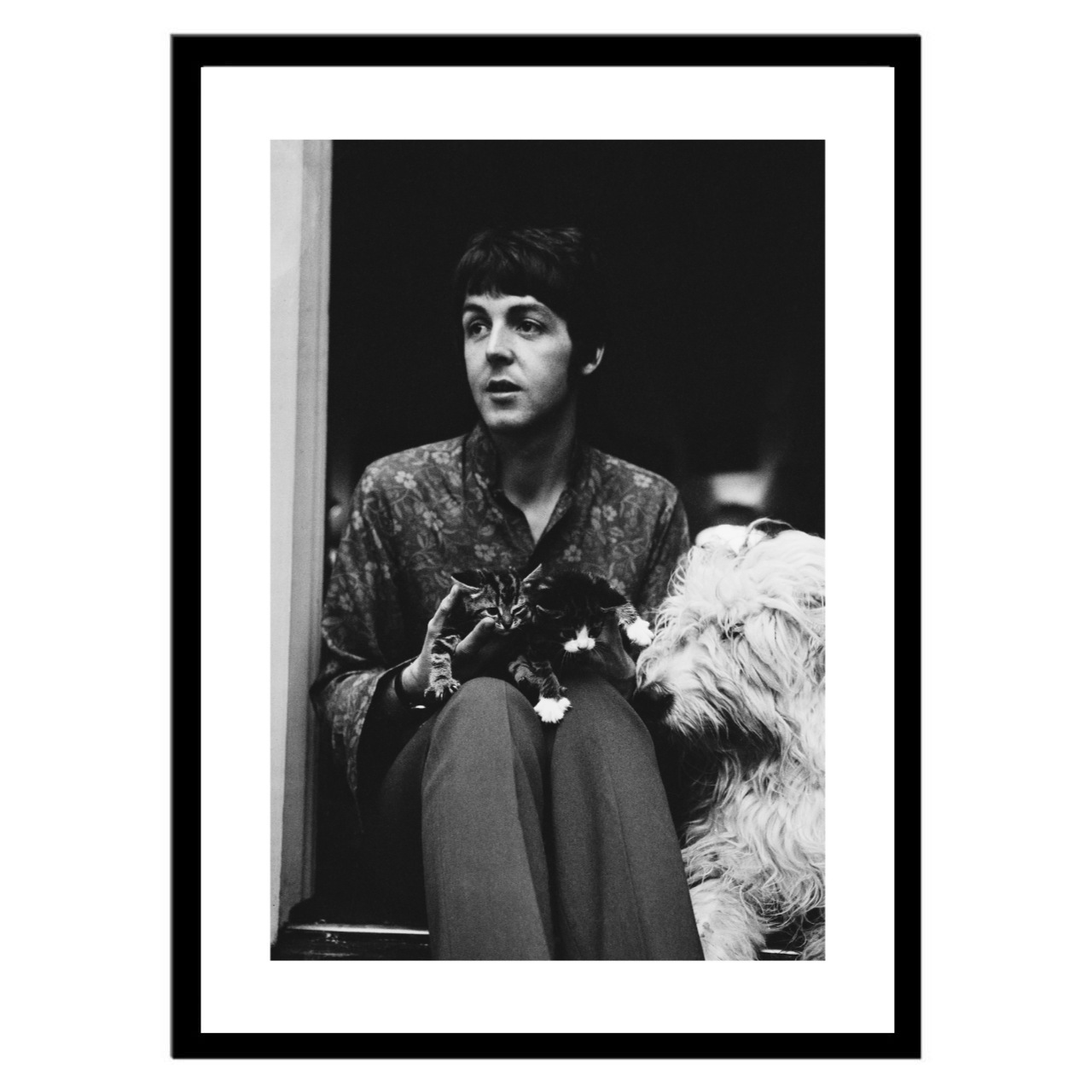  تابلو عکس سیاه و سفید کد 3049 