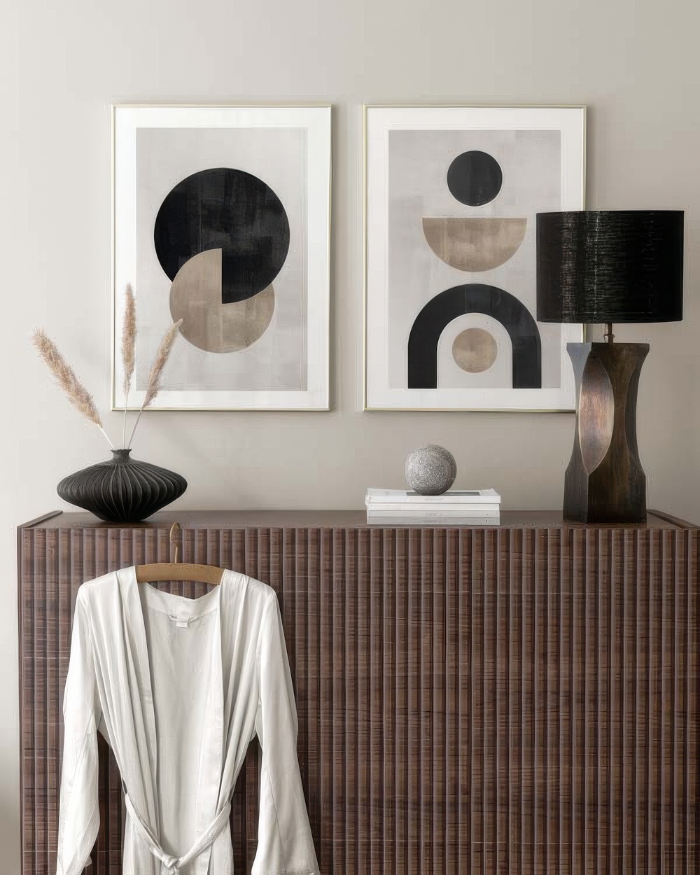  تابلو دکوراتیو دو تکه ( تریپتیک Triptych ) کد 67 