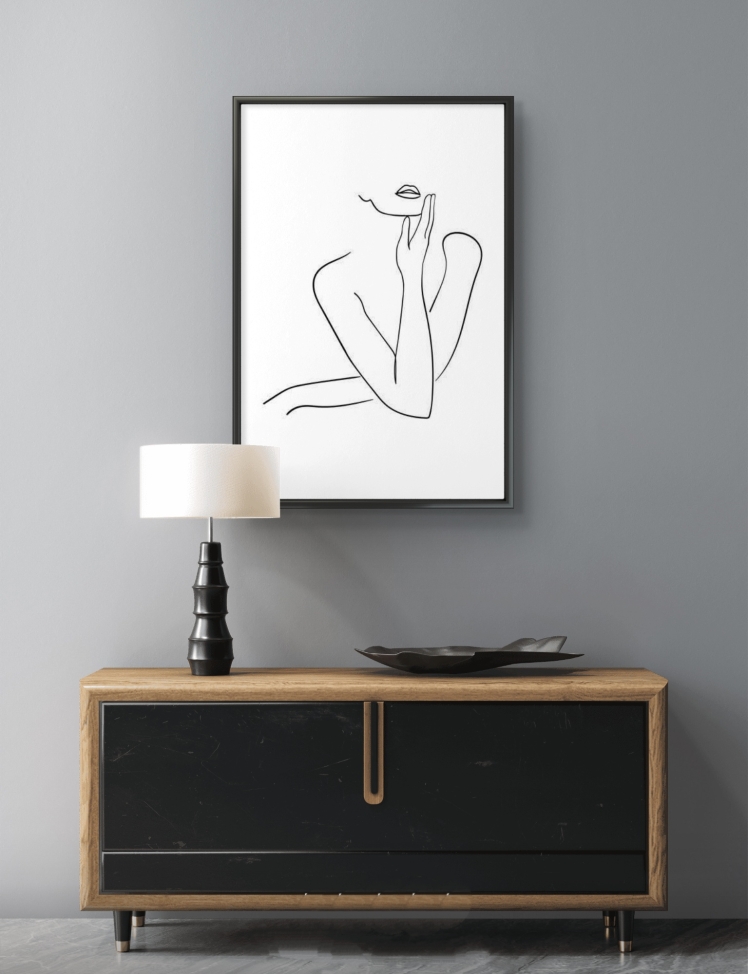 تابلو عکس مینیمال کد 2966