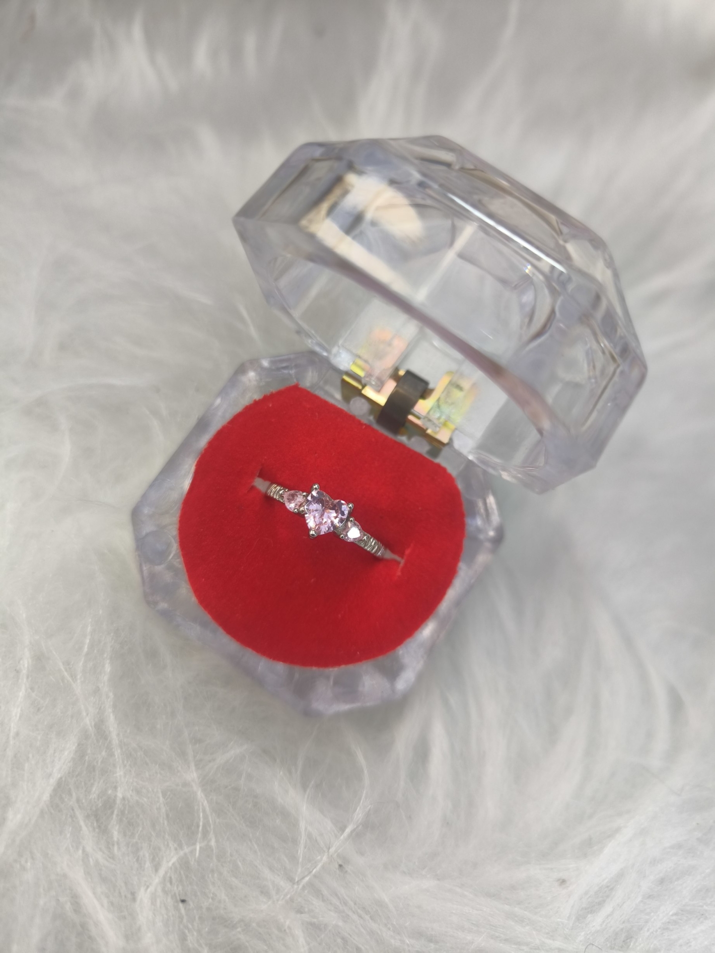  انگشتر جواهری زنانه (فری سایز) 