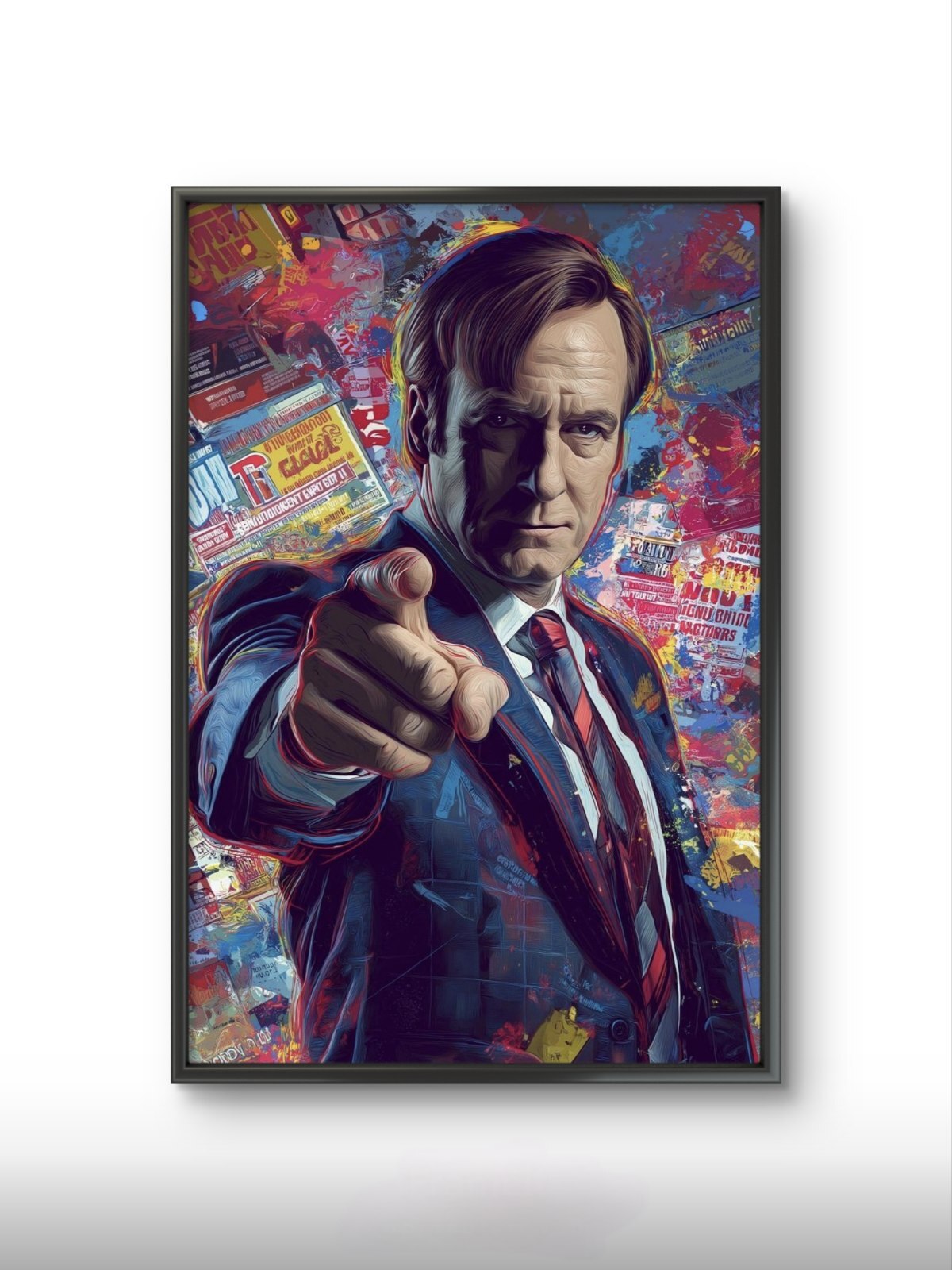  تابلو عکس فیلم و سریال ( بهتره با سال تماس بگیری - Better Call Saul ) کد 3302 