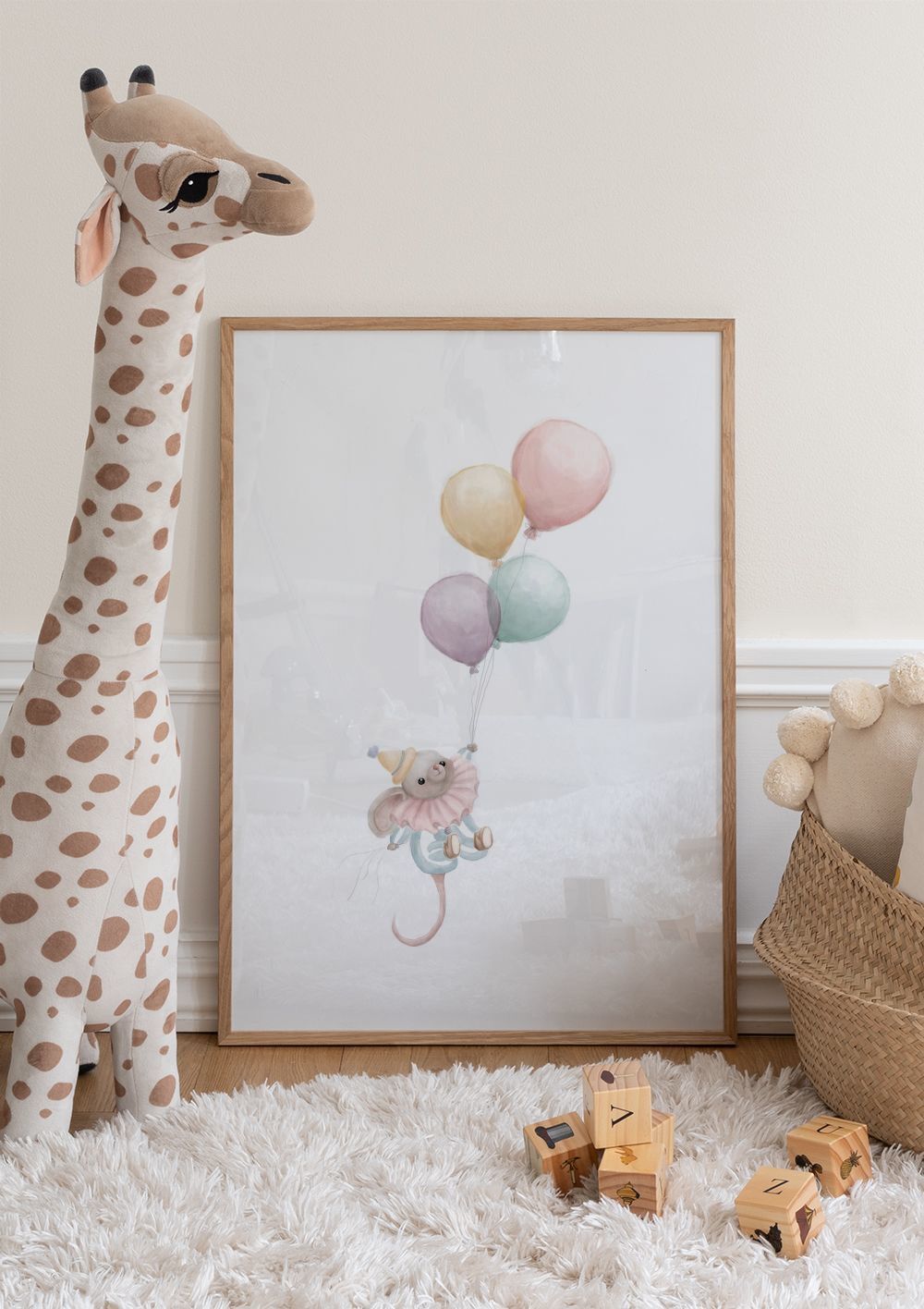  تابلو عکس اتاق کودک کد 3077 