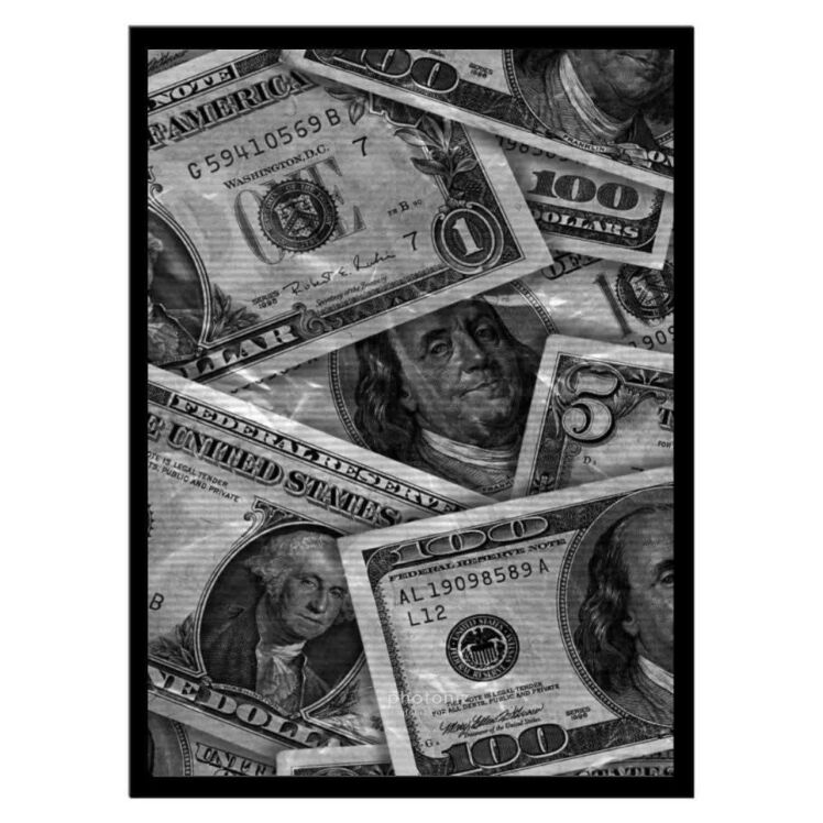 تابلو عکس دلار کد 2775