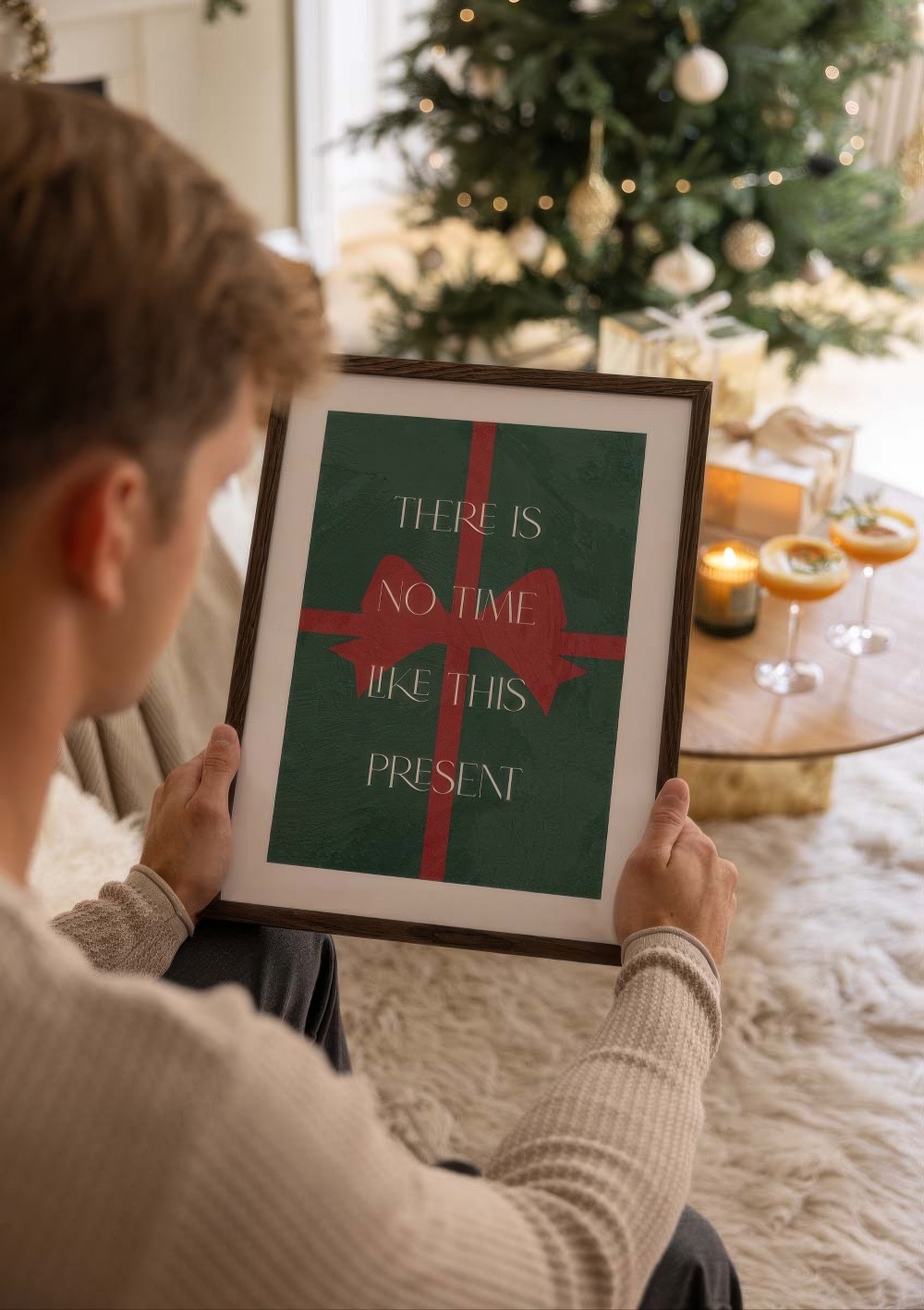  تابلو تایپوگرافی ( زمانی مانند همین حالا وجود ندارد ) کد 3095 