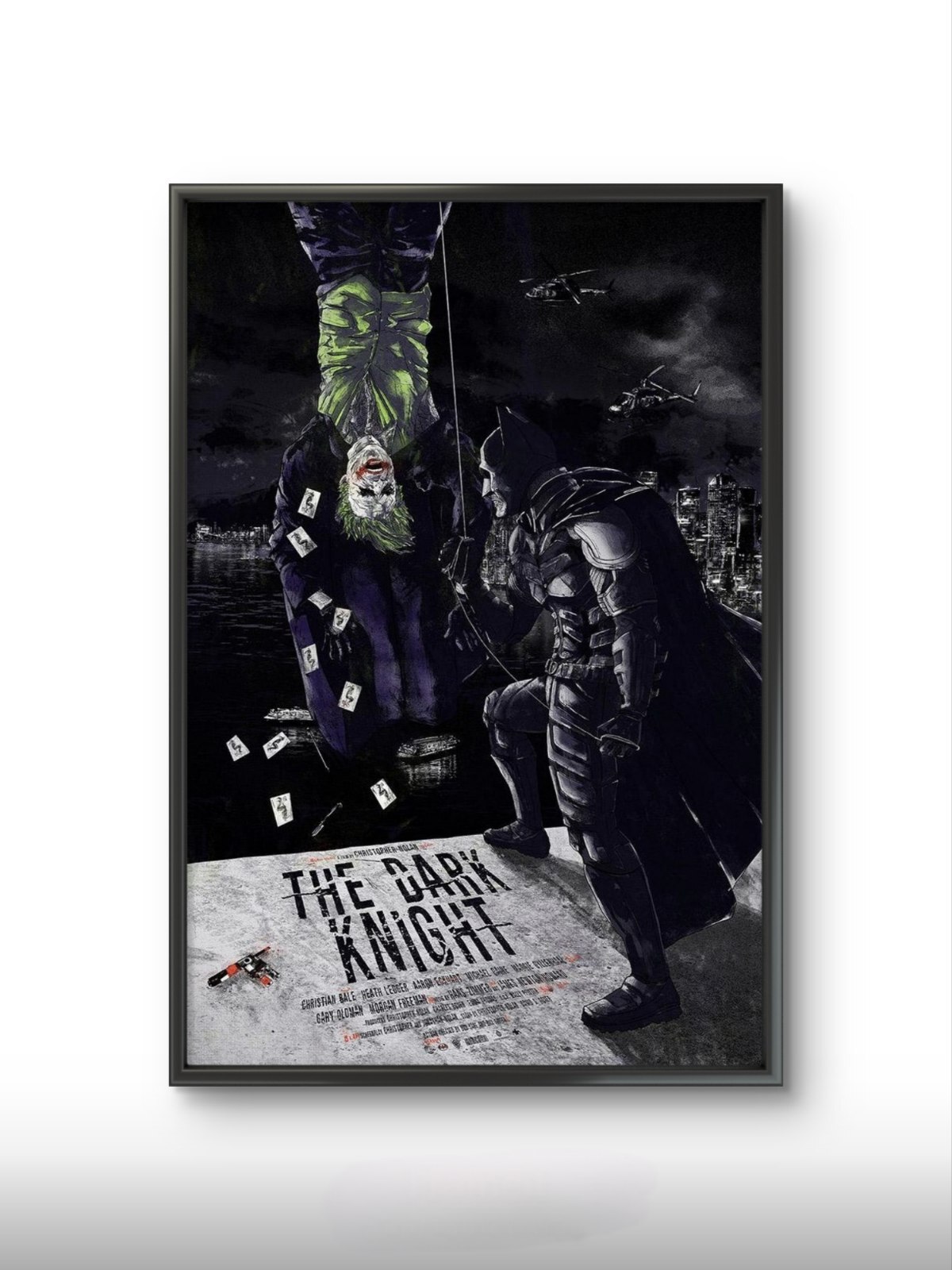  تابلو عکس فیلم و سریال ( شوالیهٔ تاریکی - The Dark Knight ) کد 3243 
