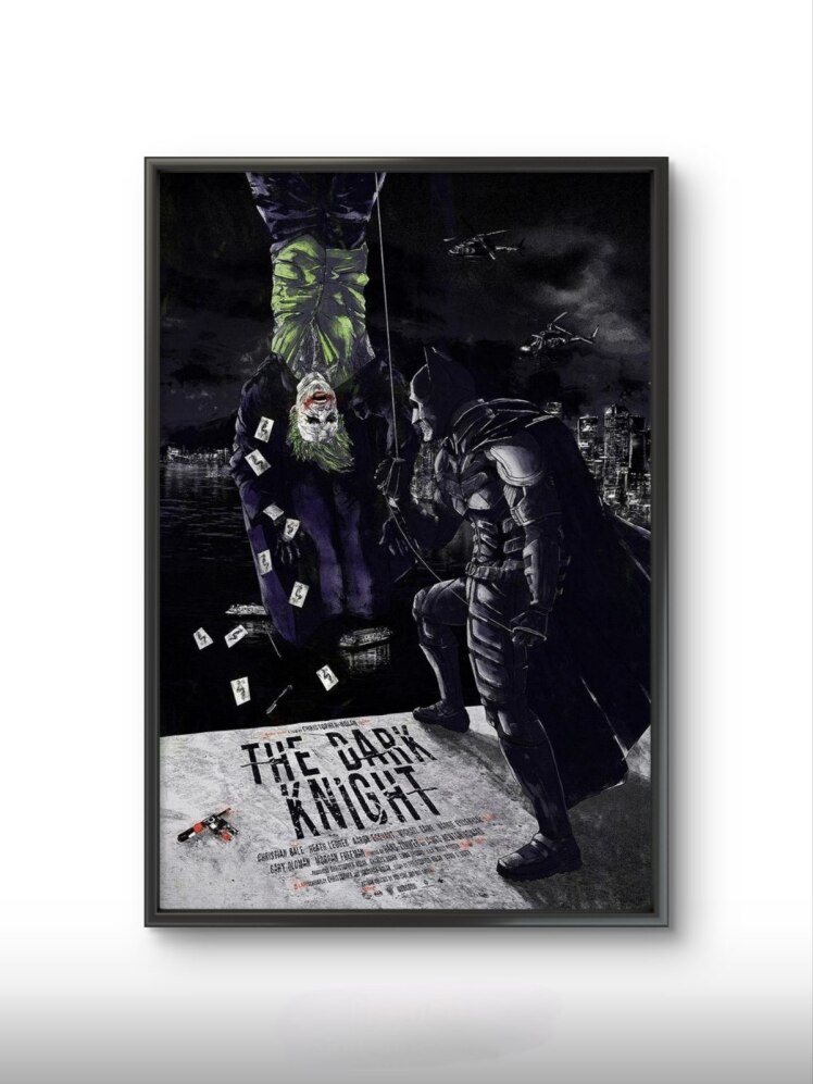 تابلو عکس فیلم و سریال ( شوالیهٔ تاریکی - The Dark Knight ) کد 3243