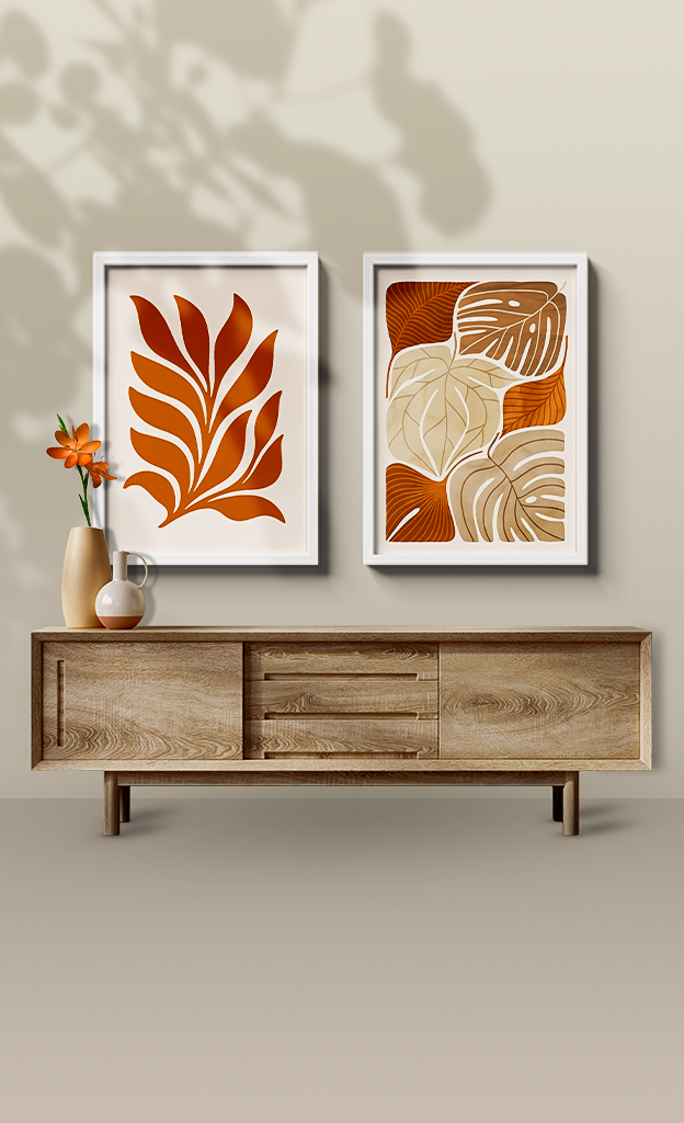 چگونه برای فضای کوچک، تابلو دکوراتیو مناسب انتخاب کنیم؟ (راهنمای کامل)