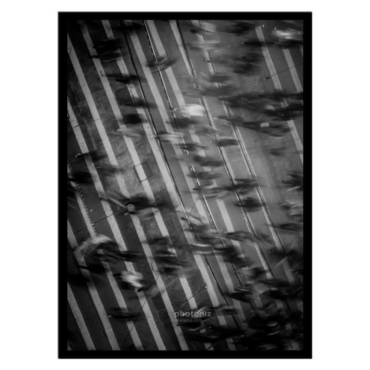  تابلو عکس سیاه و سفید کد 2641 