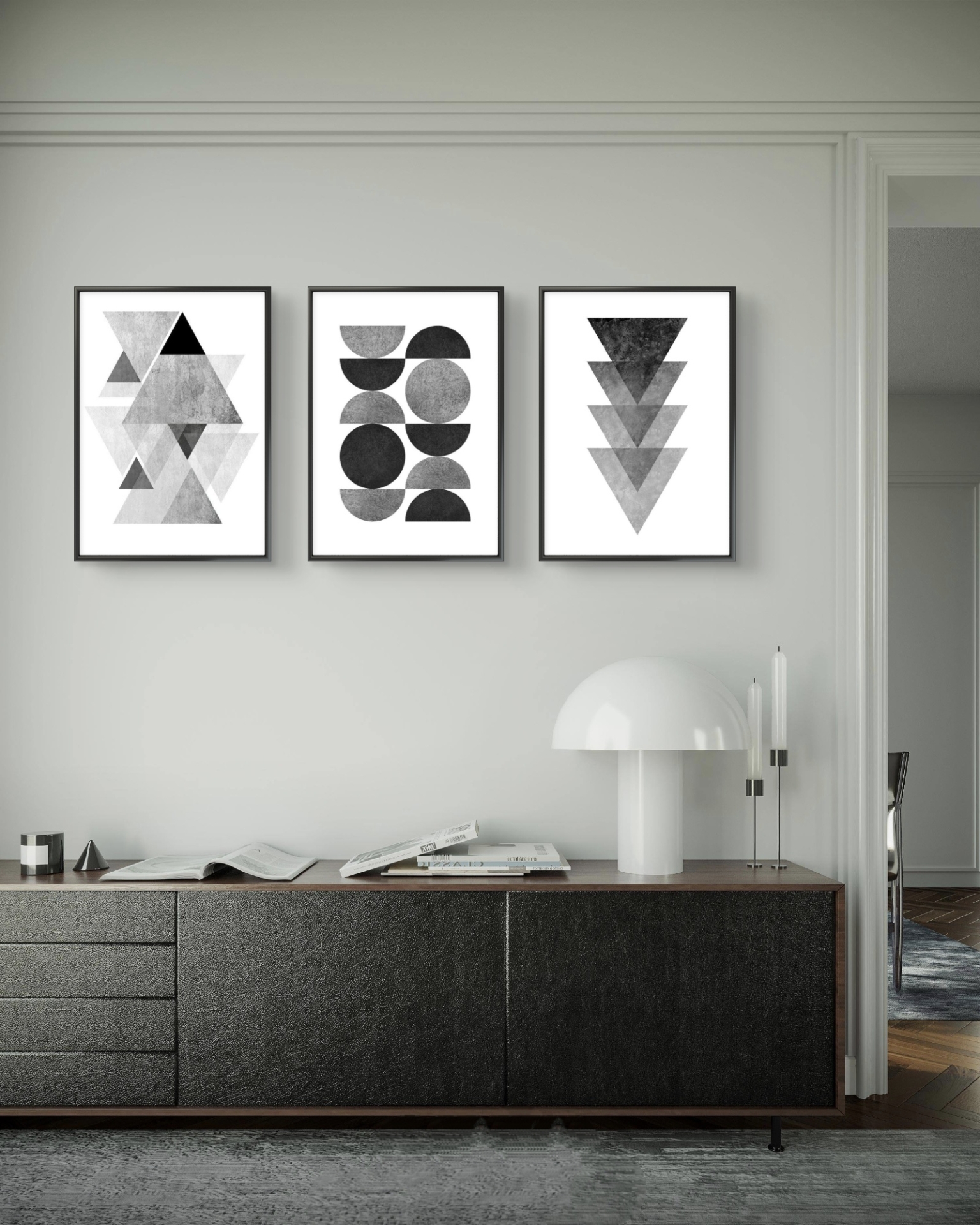  تابلو دکوراتیو سه تکه ( تریپتیک Triptych ) کد 41 