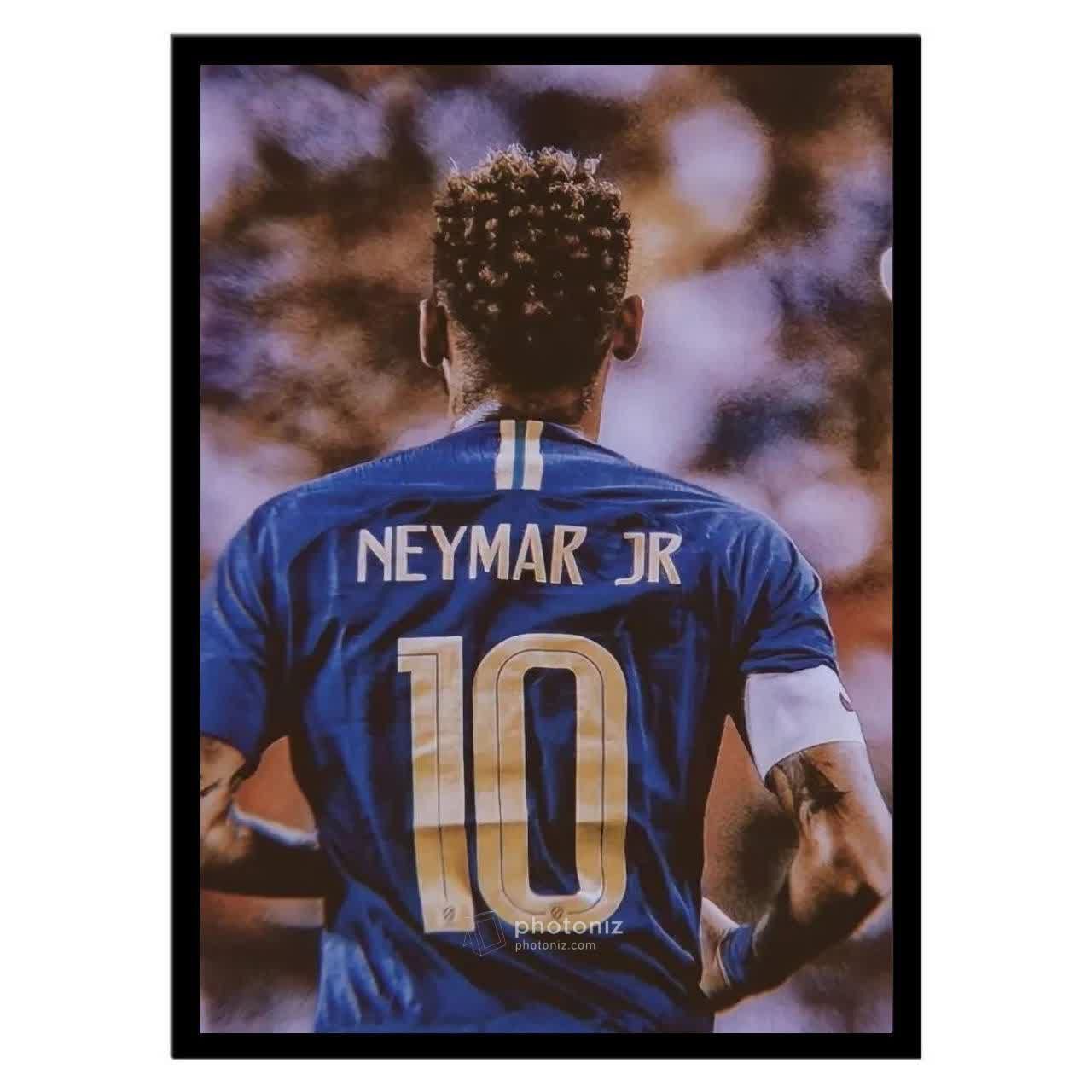  تابلو فوتبالی نیمار کد 2763 